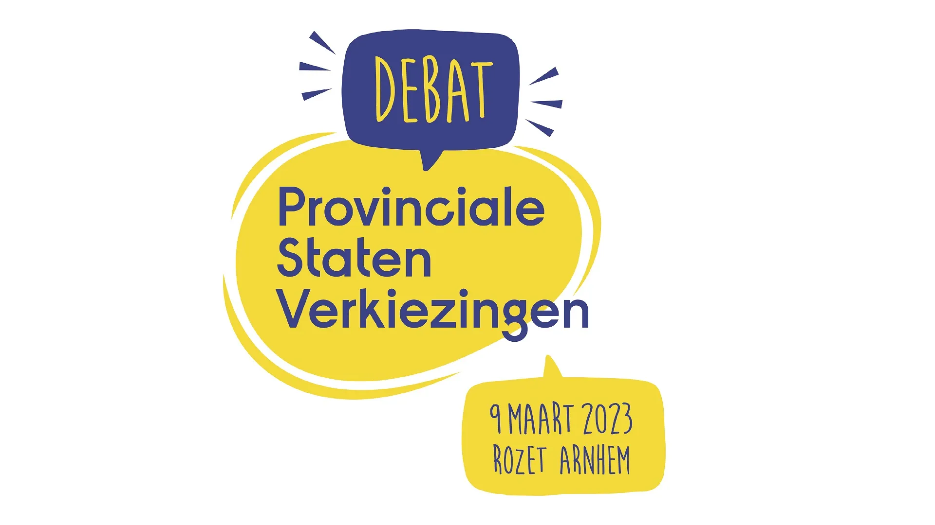 aankondiging debat gegevens