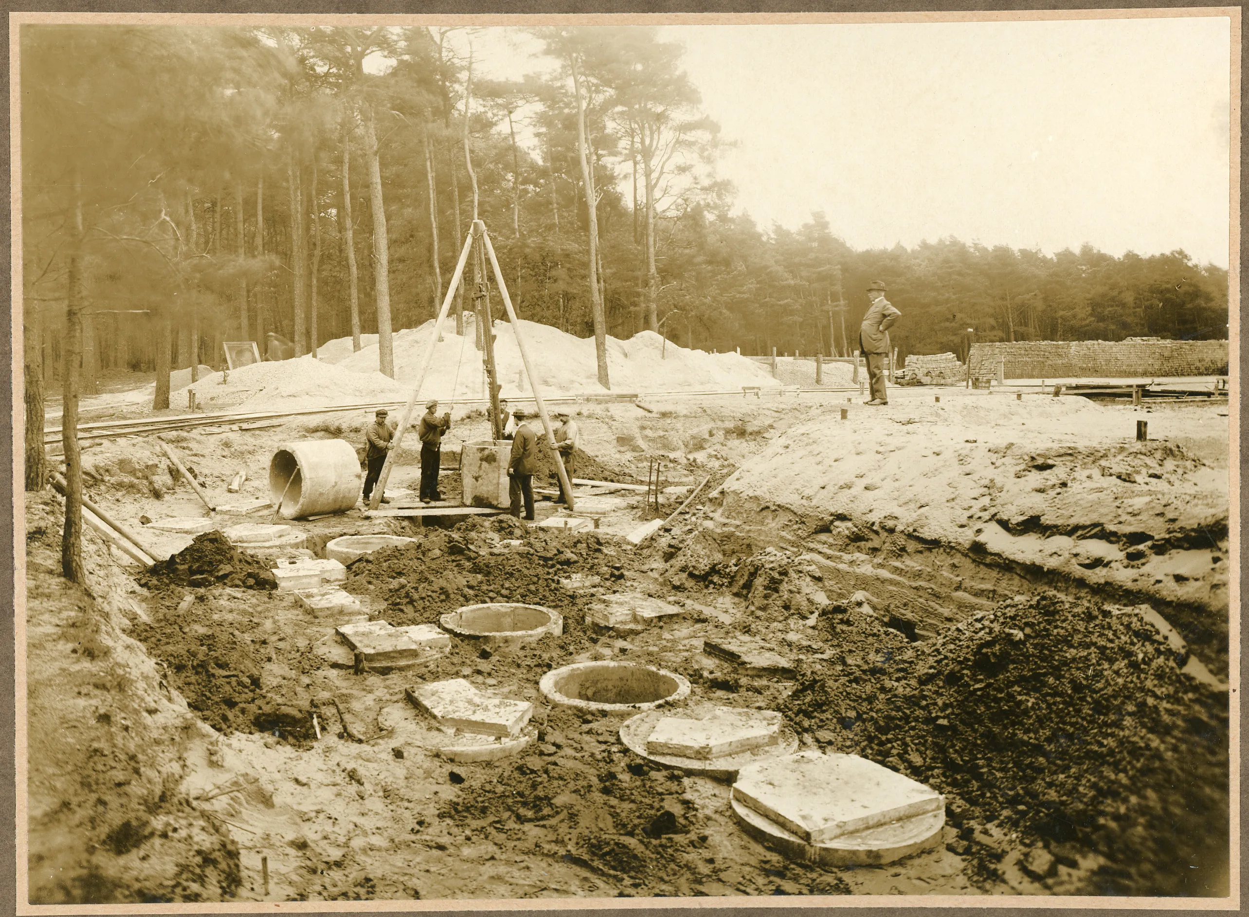 bouw van het jachthuis sint hubertus 1