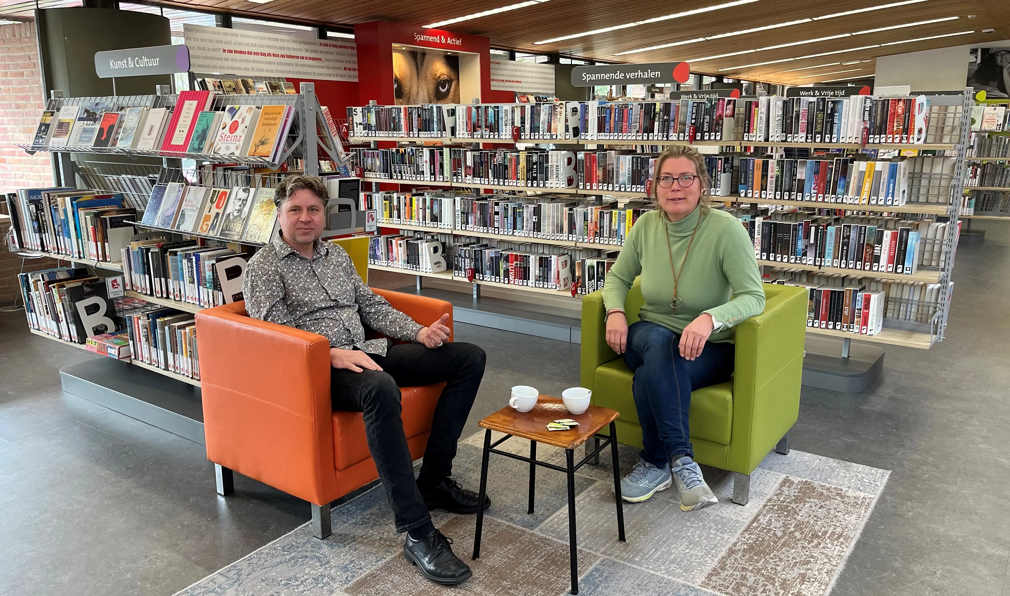 doeko en olga in de bibliotheek oosterbeek