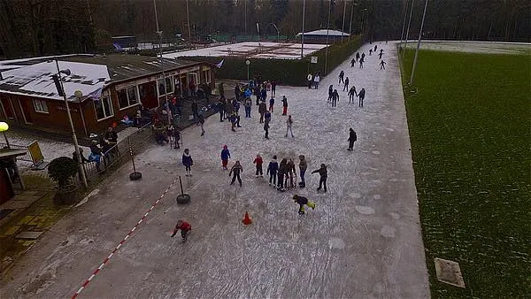 ijsbaan o schaatsen