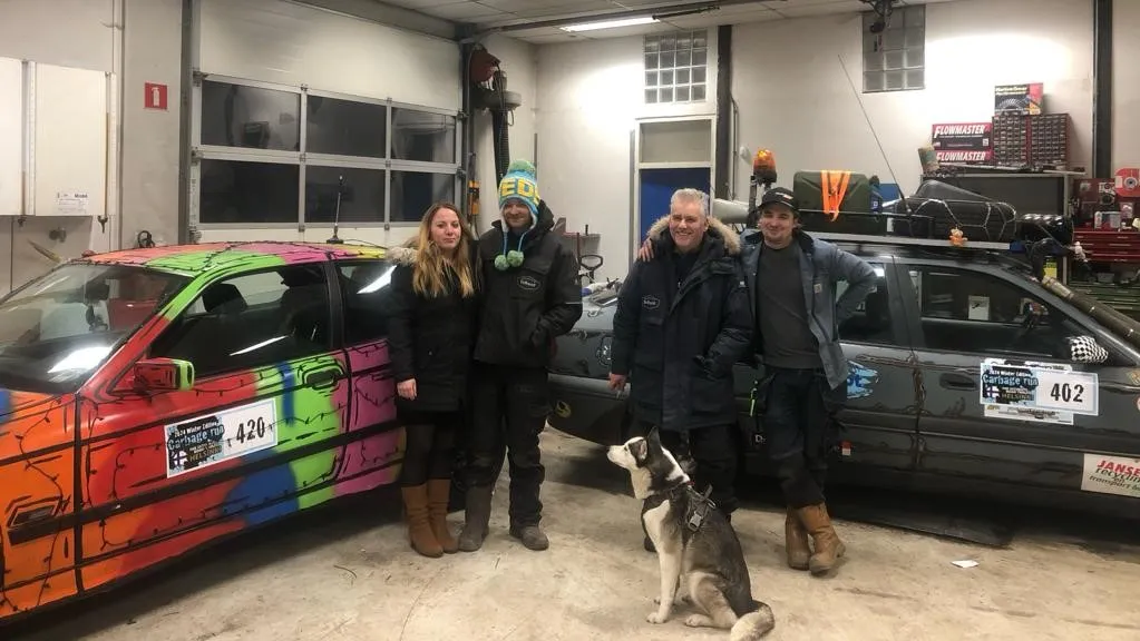 Team Schoothoop loopt warm voor ijskoude Carbage Run