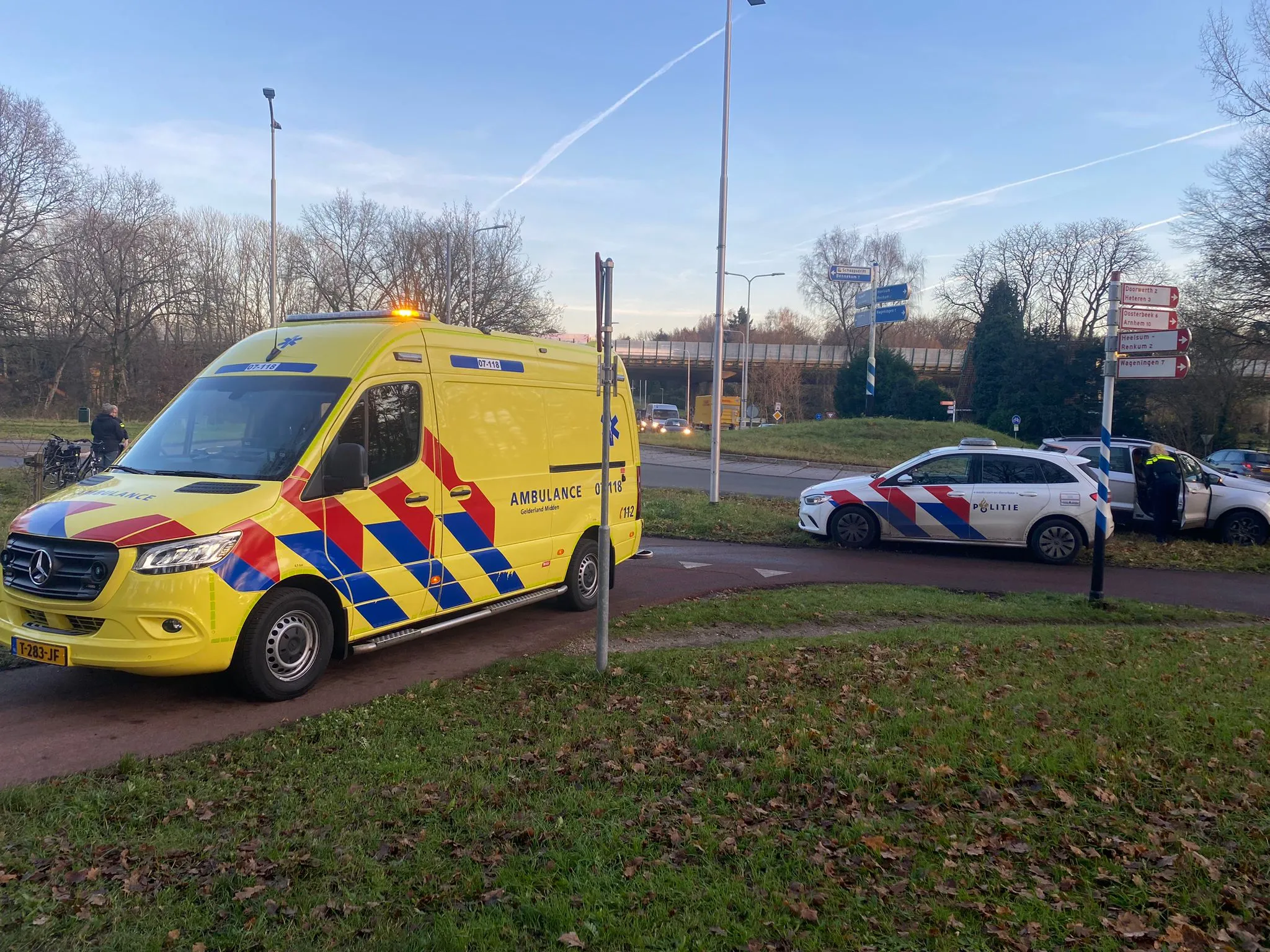 29 11 aanrijding fiets bennekomseweg
