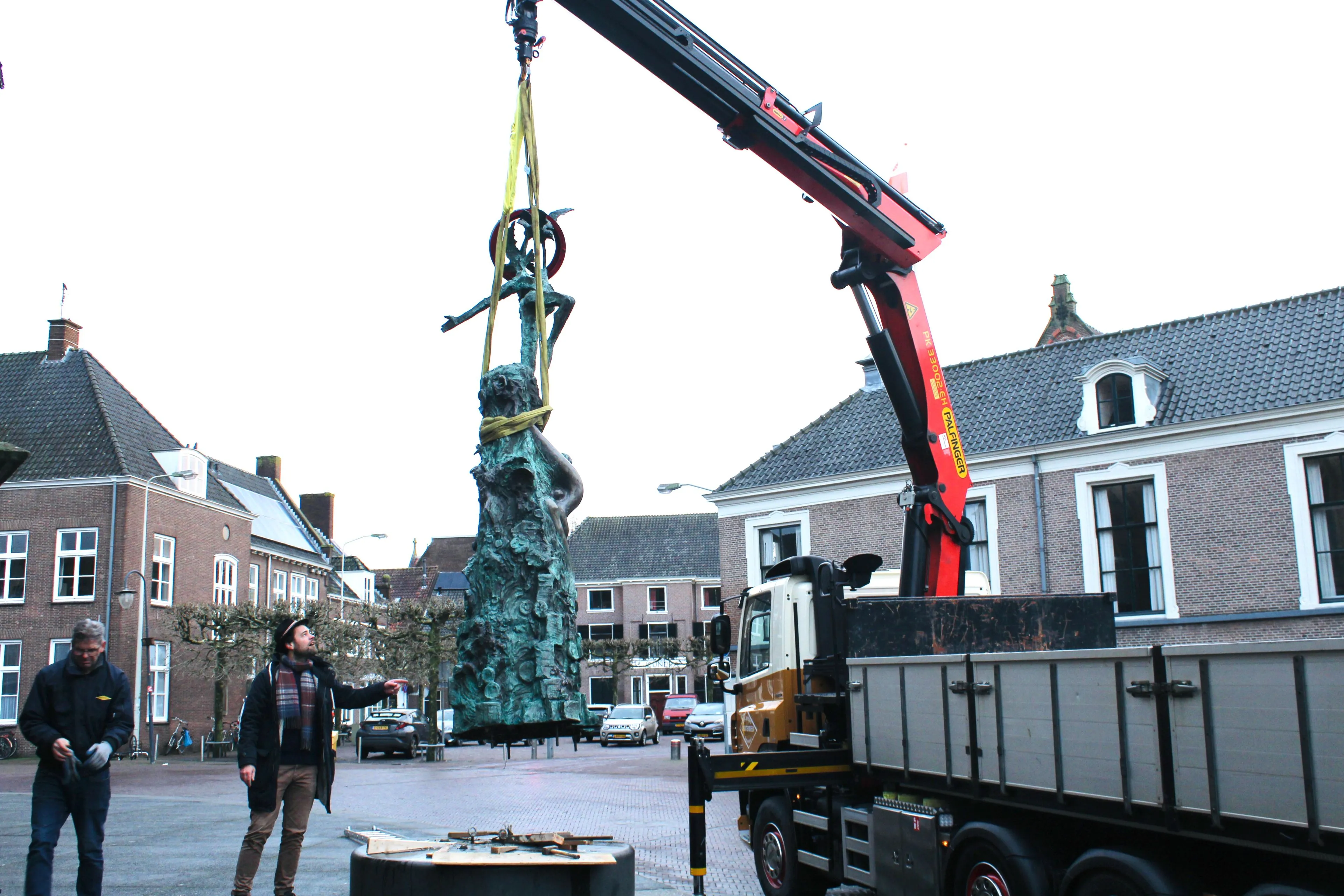 Sculptuur ‘Fly Away’  van Jits Bakker tijdelijk uit zicht