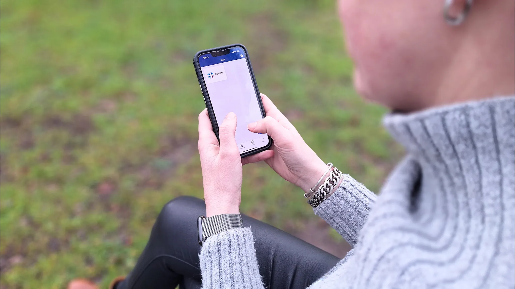 mijn rijnstate via een app op de telefoon