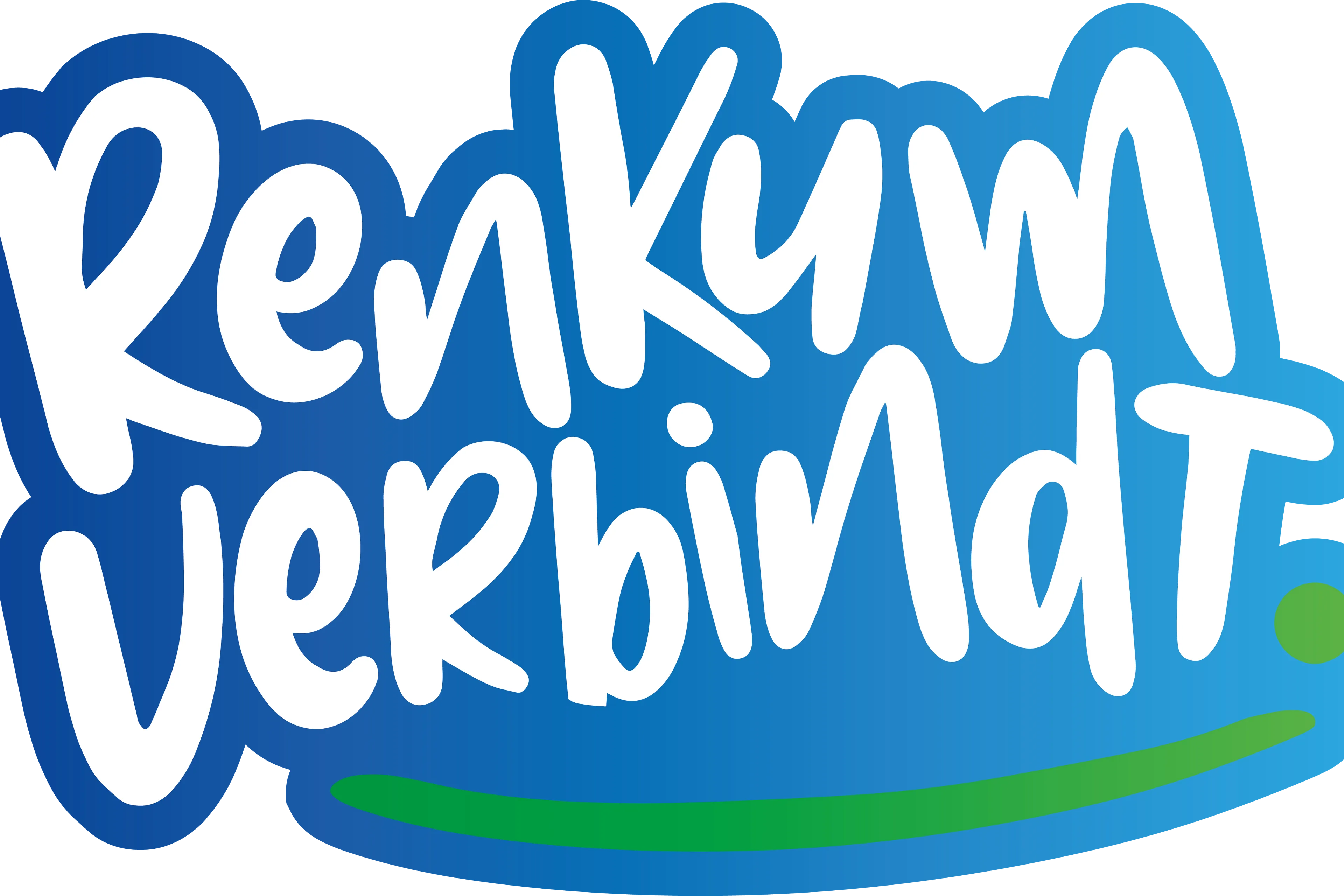 logo renkum verbindt outline kleur