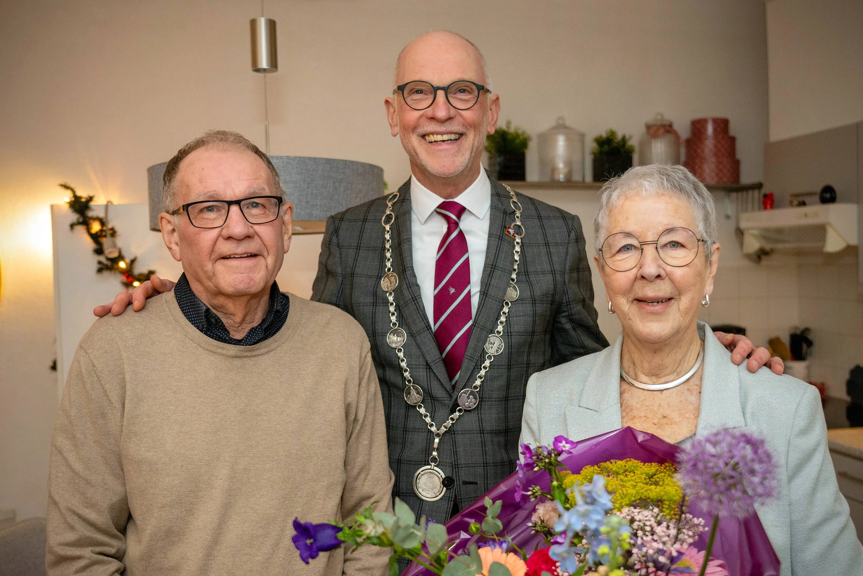 Echtpaar Hoogendijk 60jr.huwelijk -  2