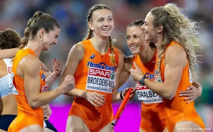 Femke Broeders-Bol voorbij Blankers-Koen op eeuwige medaillelijst EK na goud estafette 4x400
