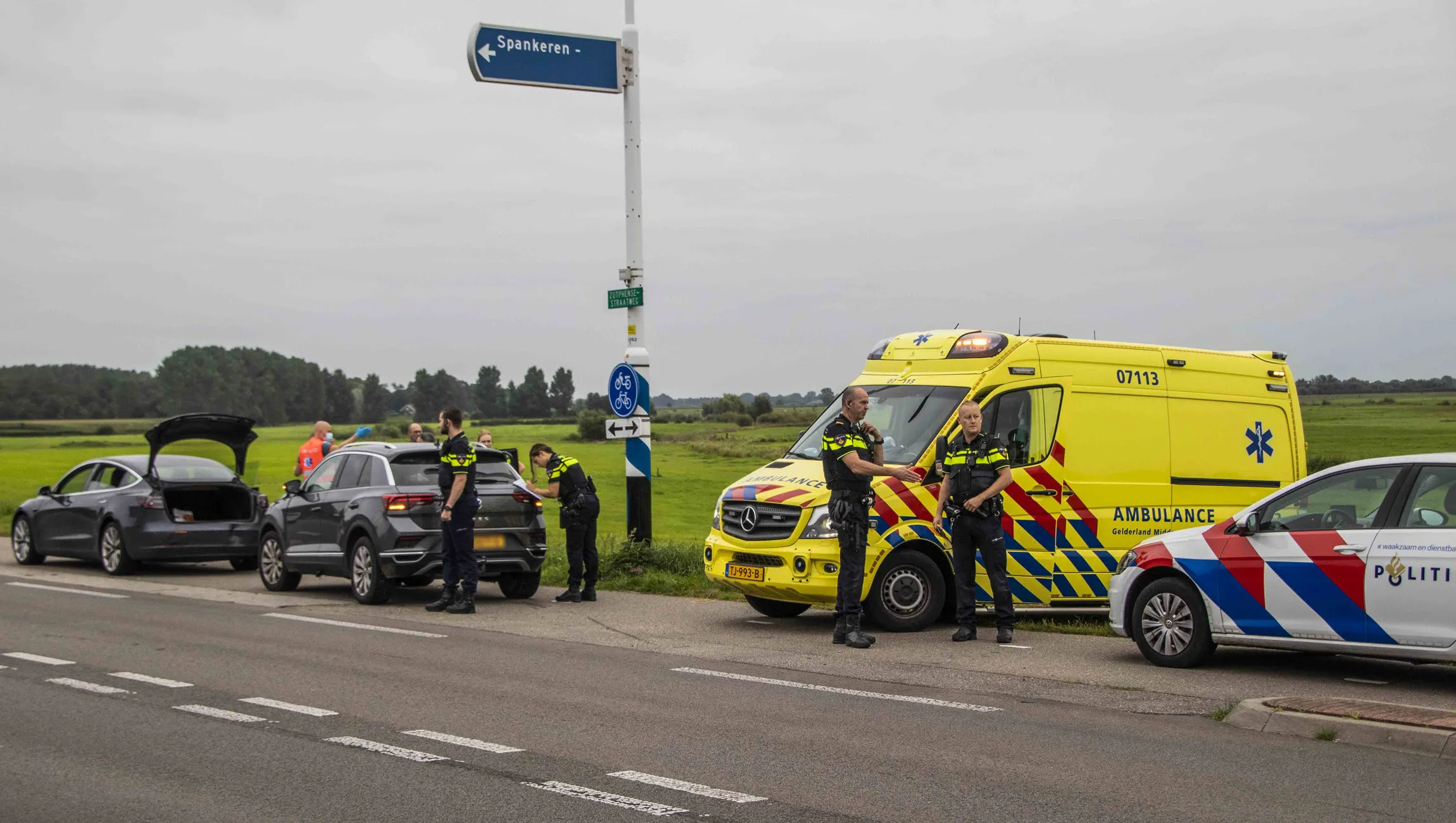 2021 09 01 en weer een kop staart botsing op de zutphensestraatweg in spankeren dennis van bemmel persbureau heitink 0