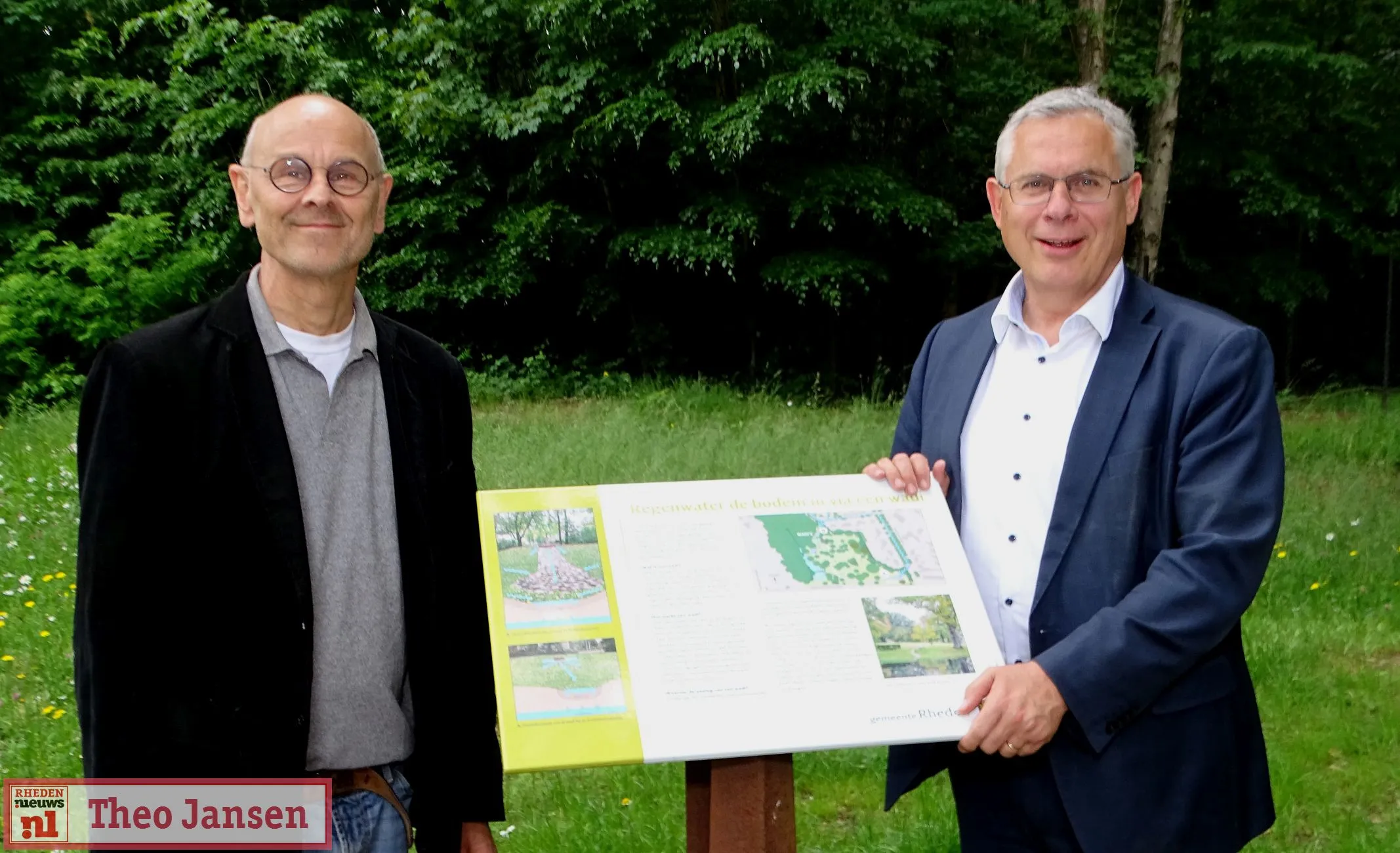 2022 05 25 informatieborden bij wadis in park daalhuizen onthuld 0