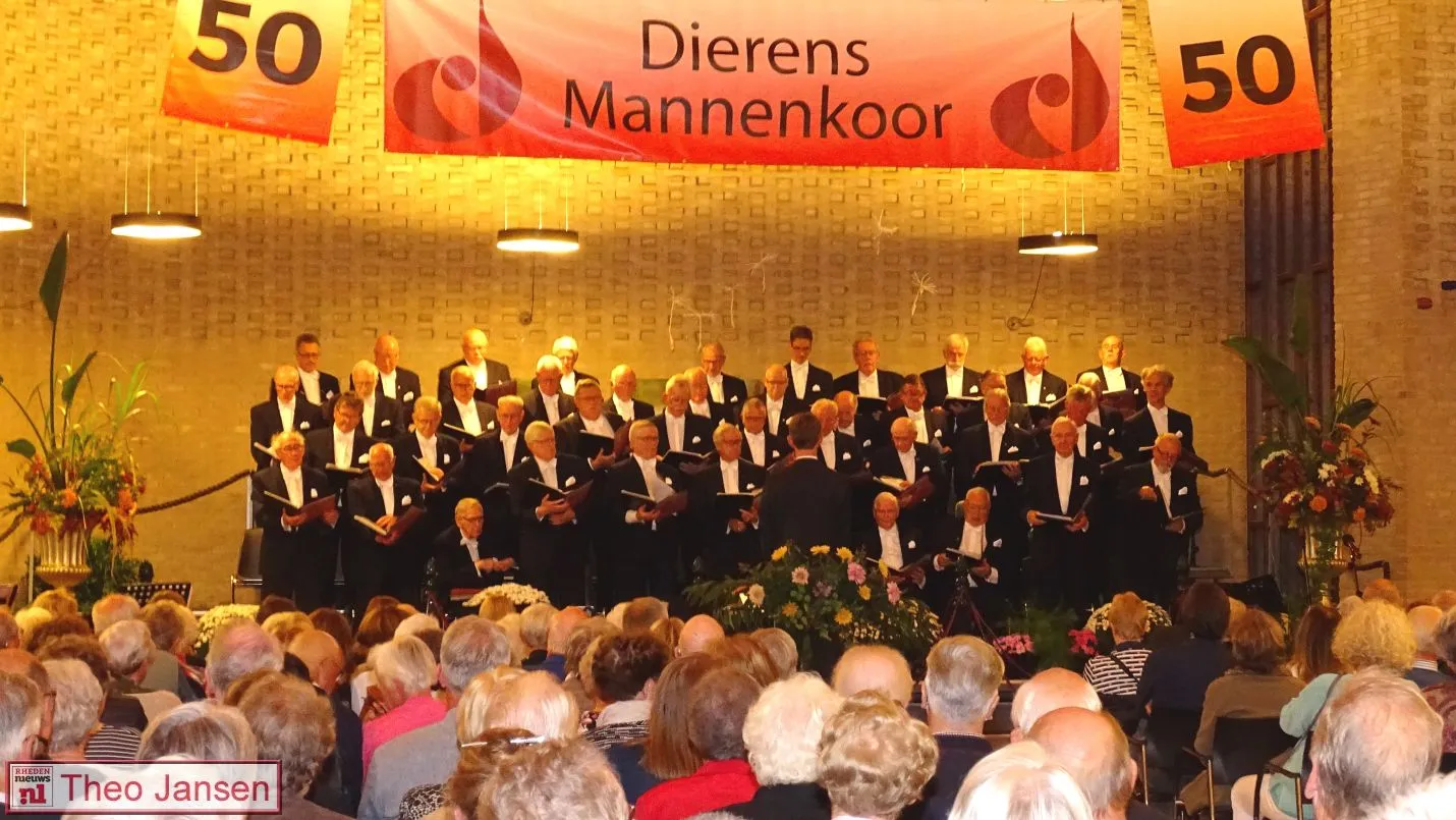 50 jarig jubileum dierens mannenkoor 06 10 2018 1