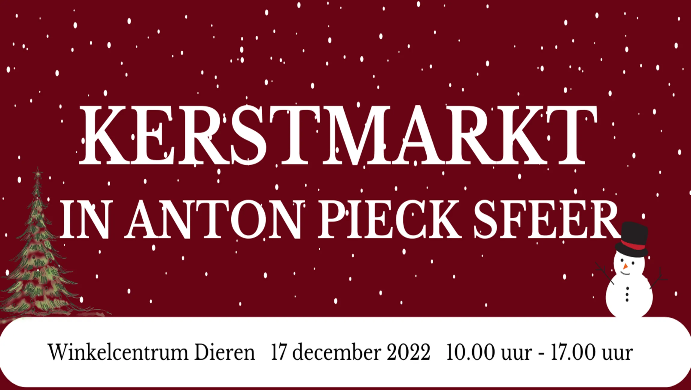 anton pieck kerstmarkt1 winkelcentrum dieren