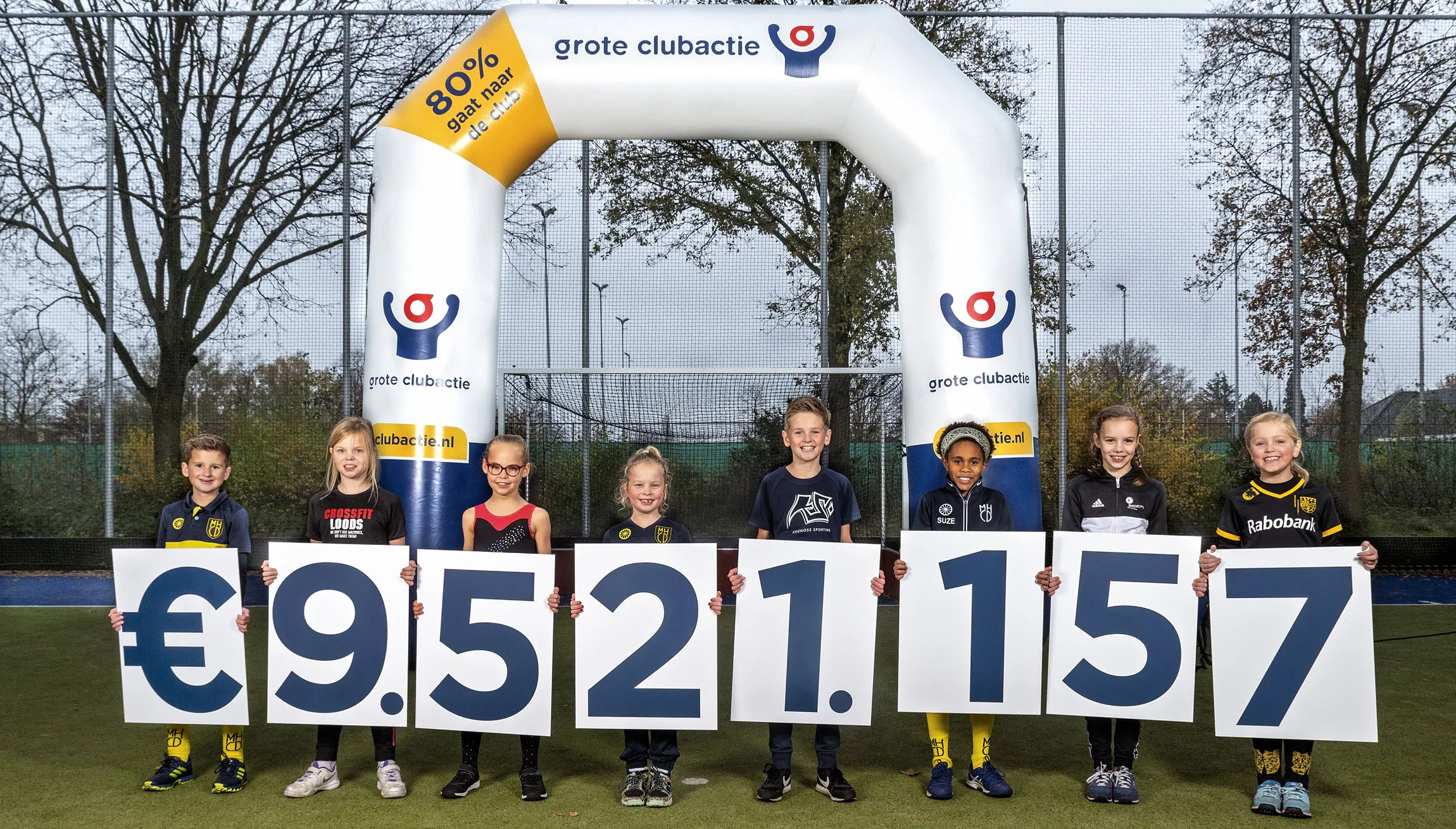 bekendmaking totaalopbrengst grote clubactie 2020