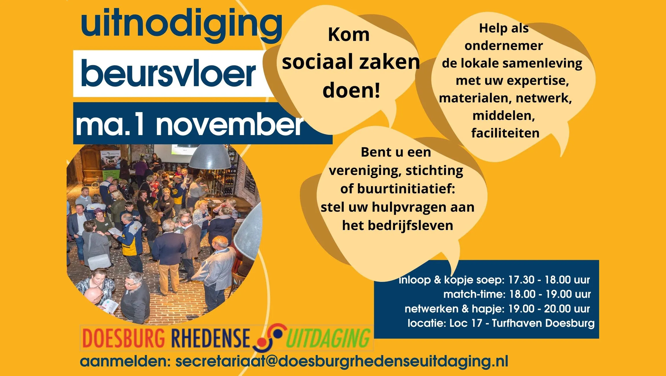 beursvloer uitnodiging doesburg rhedense uitdaging