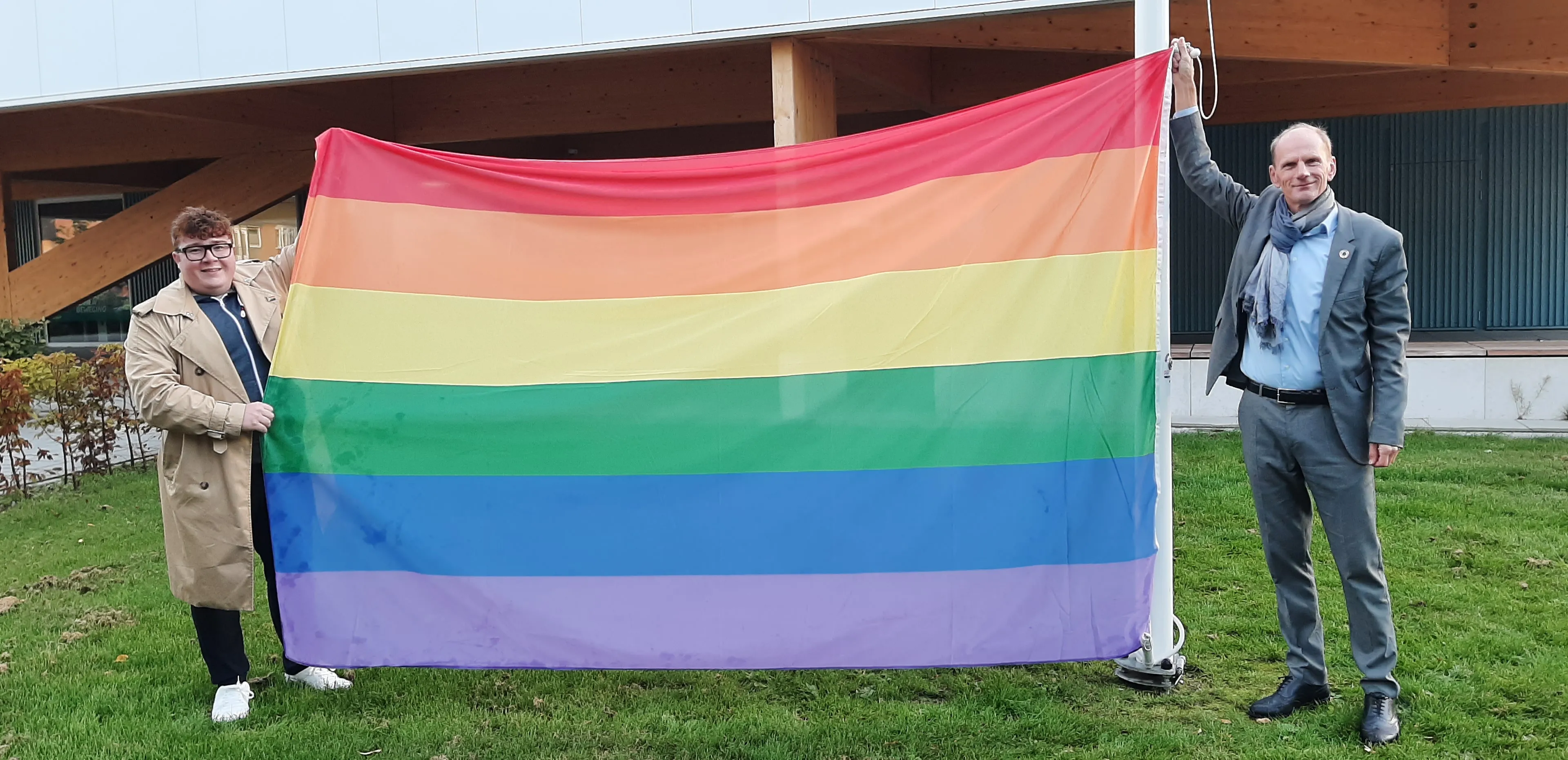 coming out day vlag ricardo en dorus