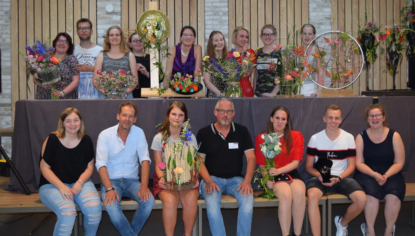 examenkandidaten bloemdemonstratie expositie 2018 marjanne eikelboom