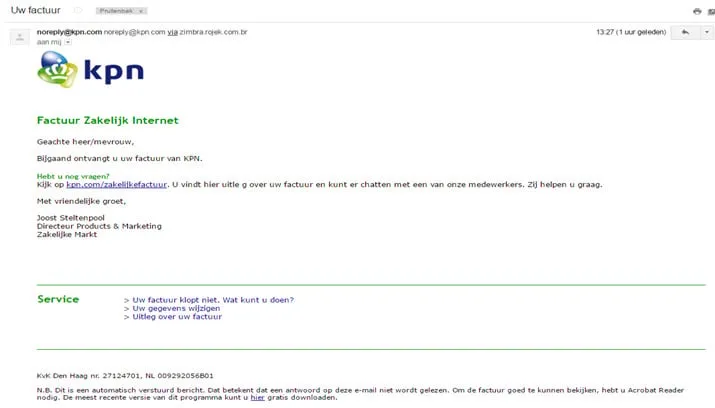 factuur kpn1