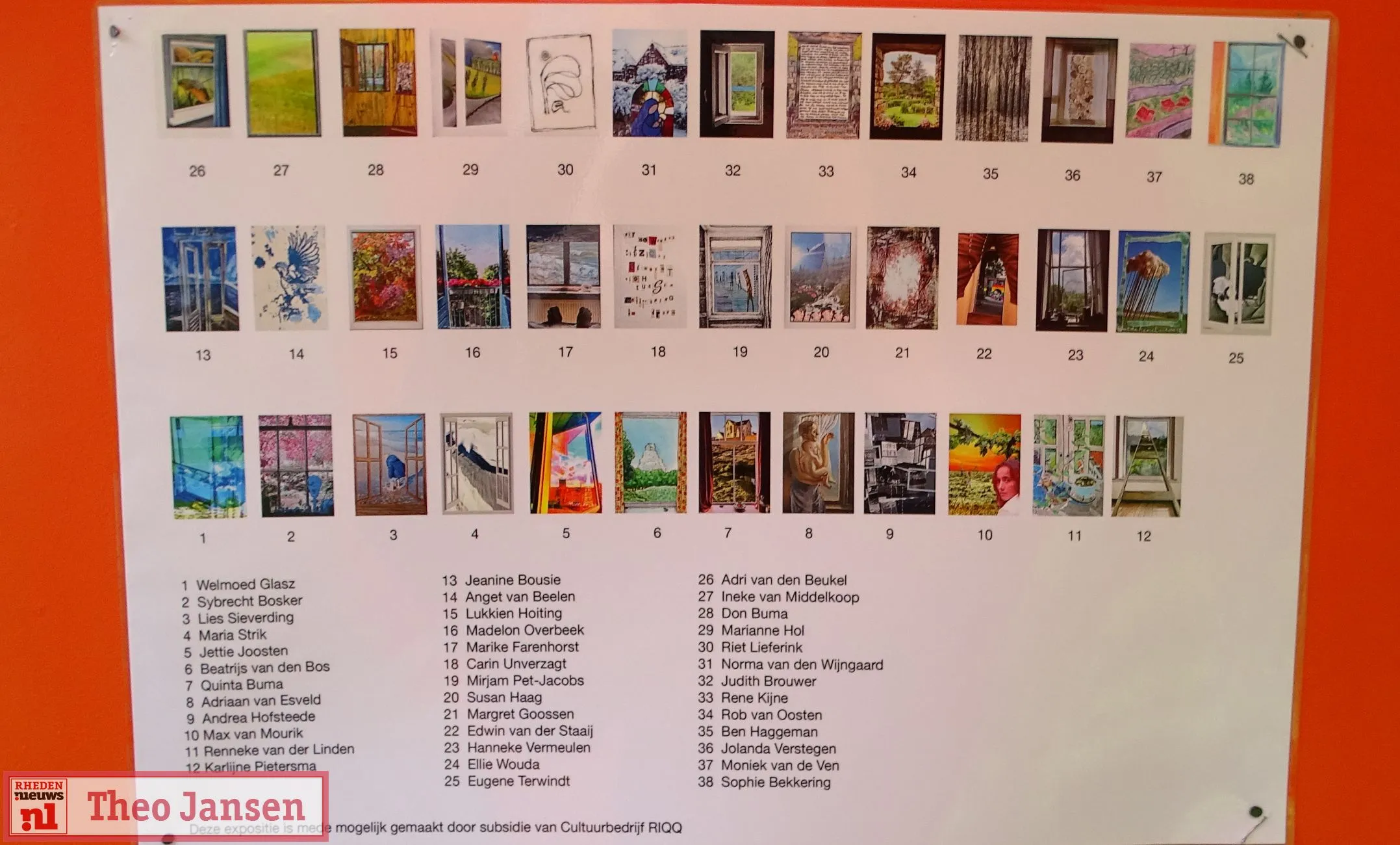 gedroomd uitzicht een buitenexpositie van nieuwe ruimte in ellecom 1