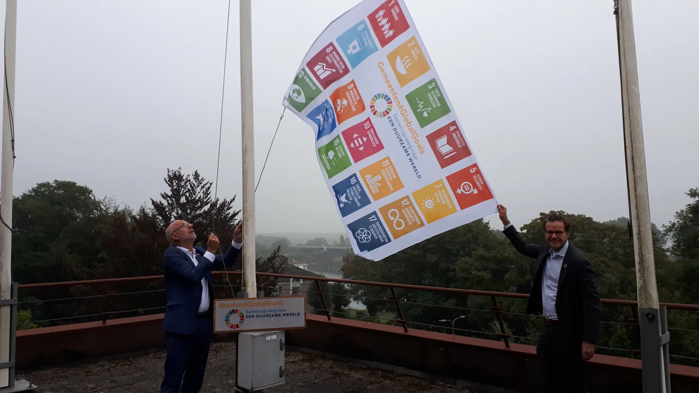 global goals vlag gemeente rheden