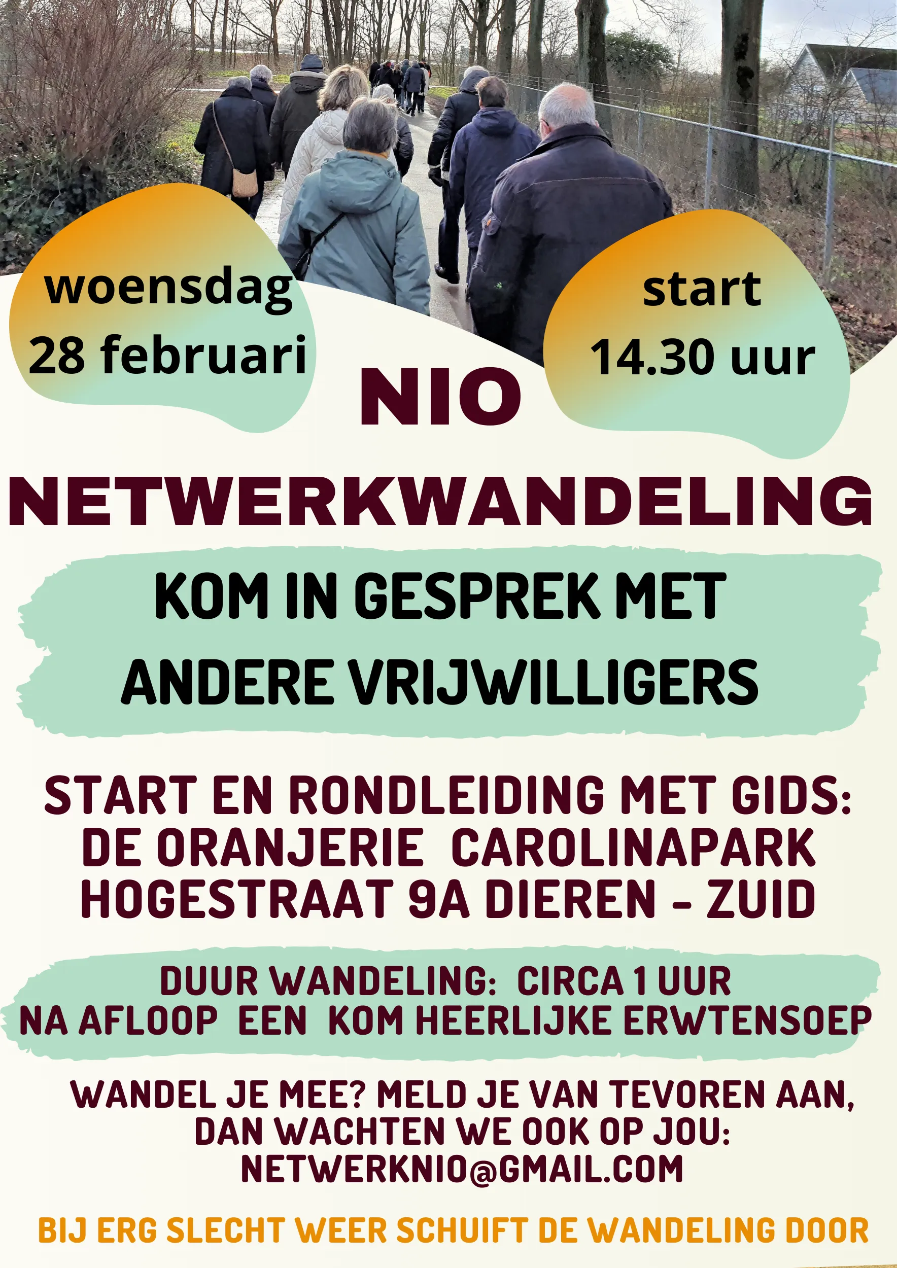 nio netwerkwandeling 28 febr 1430 uur