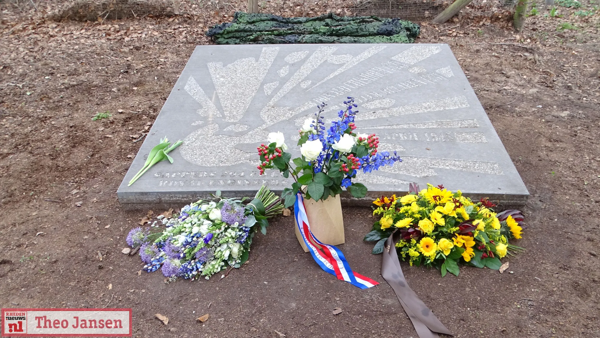 onthulling gedenksteen omgekomen soldaten bij de steeg 15 04 2023 1