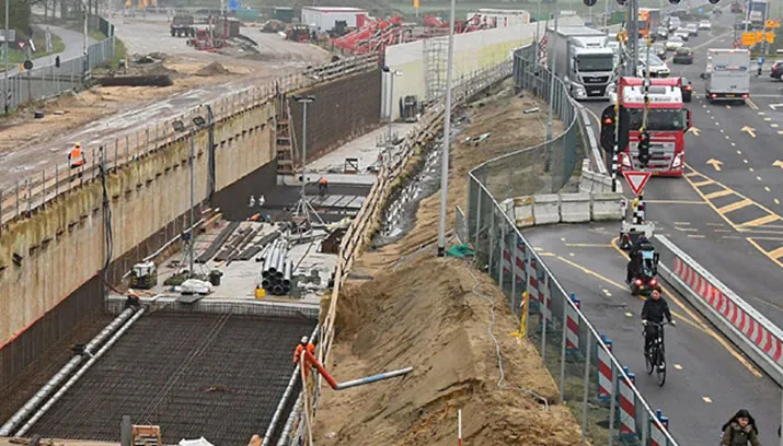 open tunnelbak traverse dieren