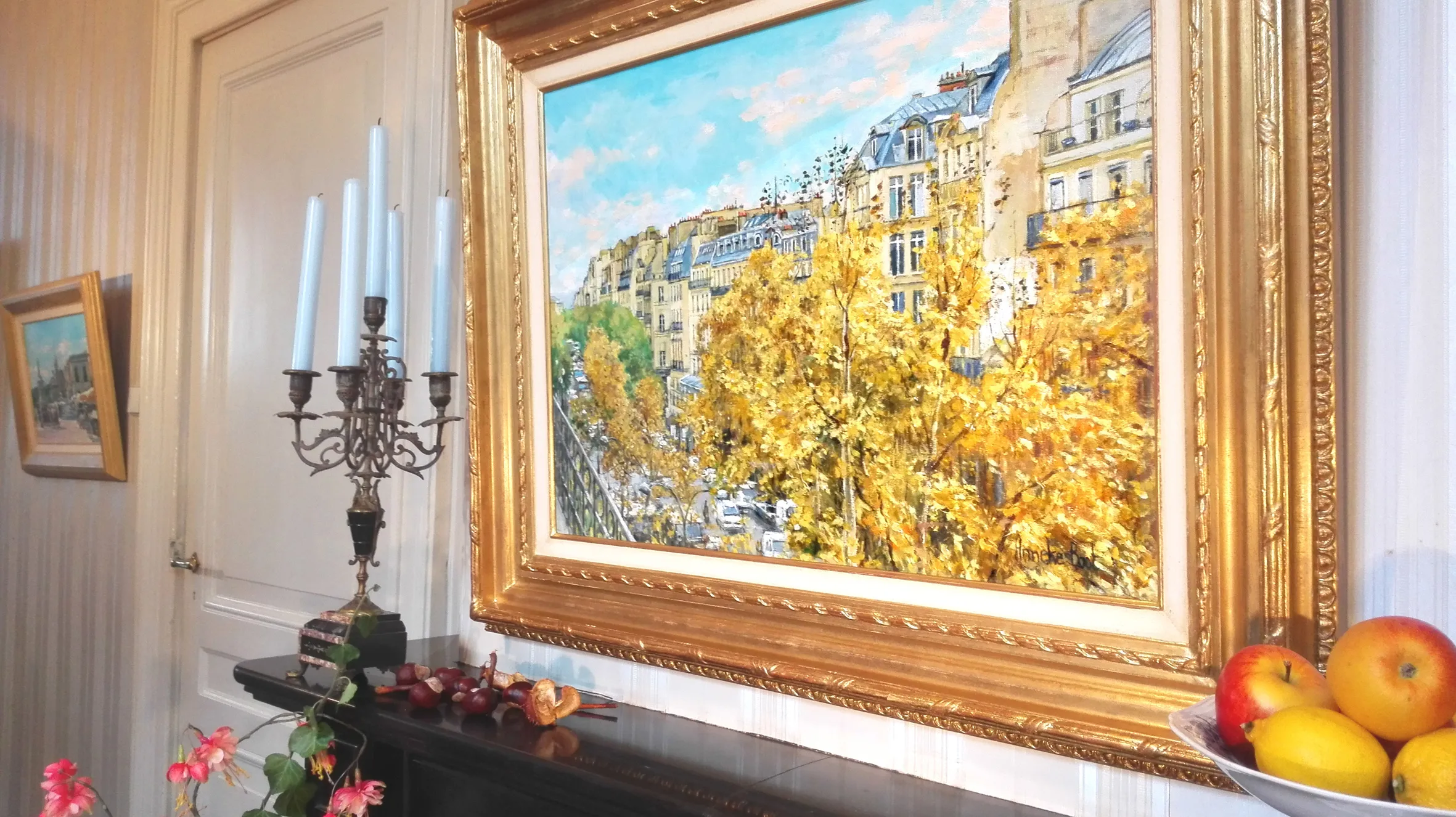 parijs boulevard montmartre olieverfschilderij anneke boot in velp