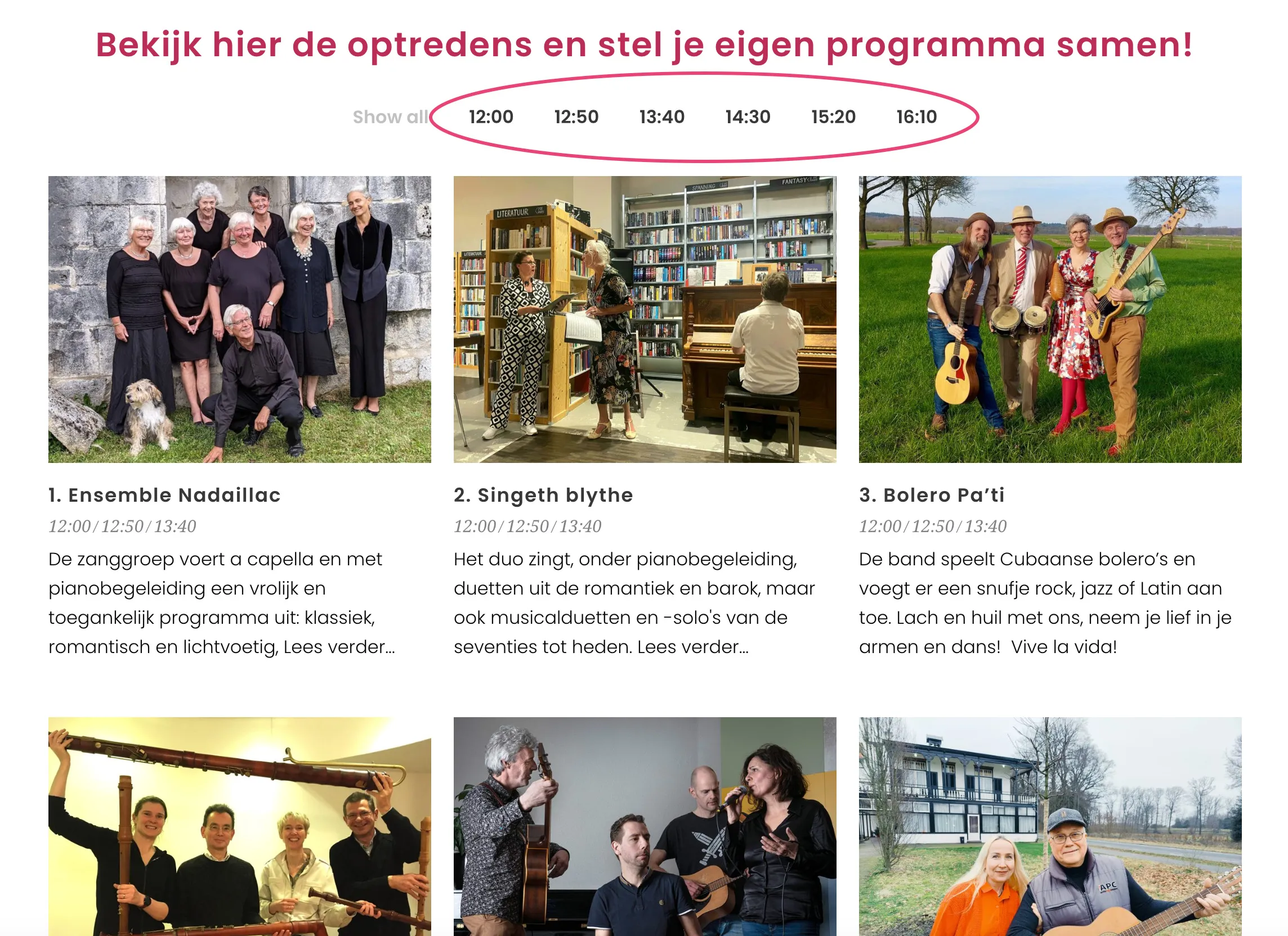 programma keuze