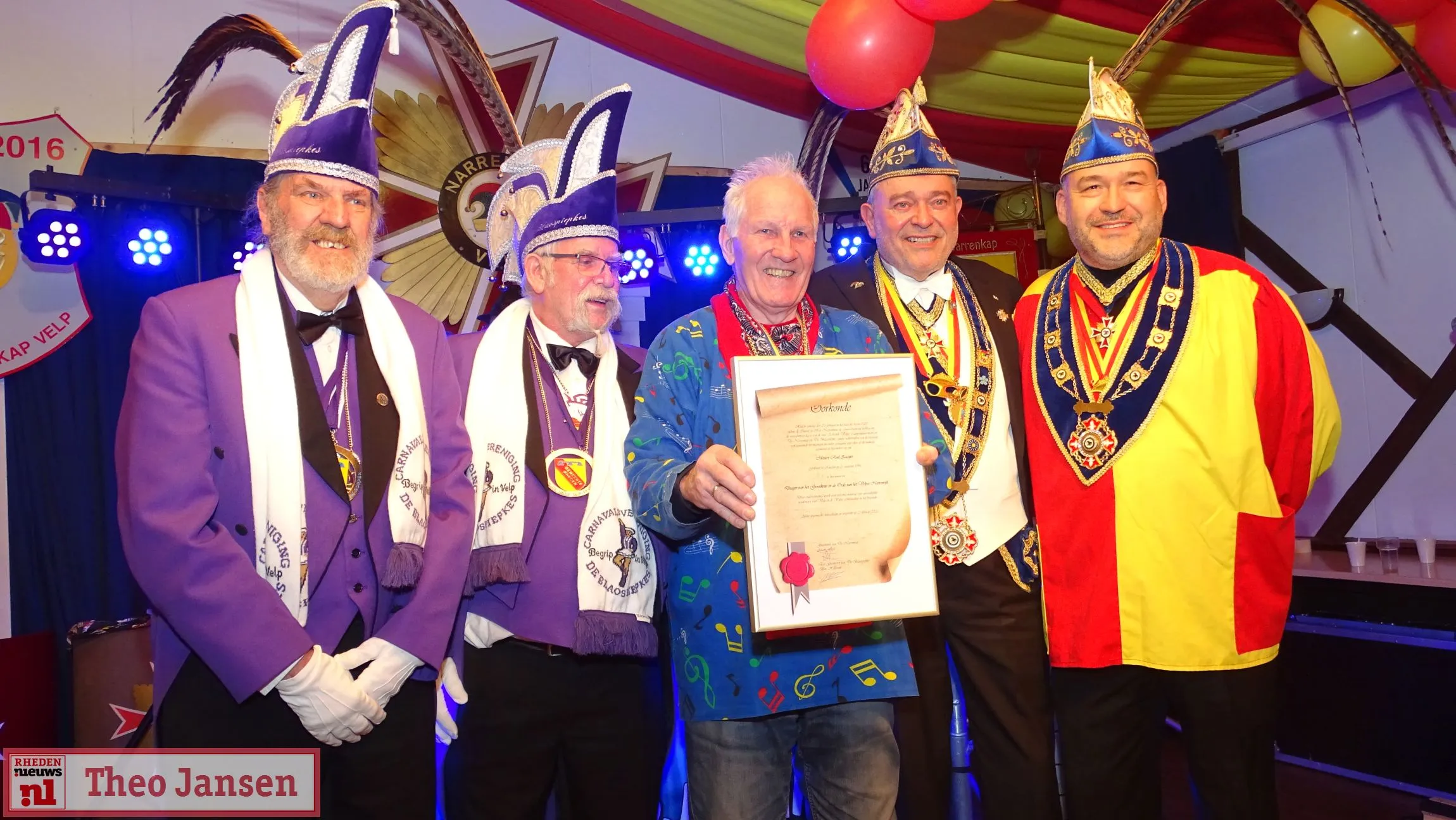 roel zaaijer drager van het grootkruis in de orde van het velpse narrenrijk 23 02 2020 00