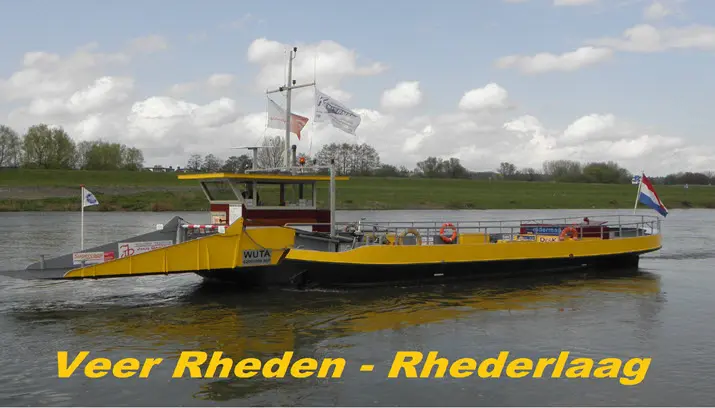 Veerdienst Rheden voor het eerst uit de vaart door laag water