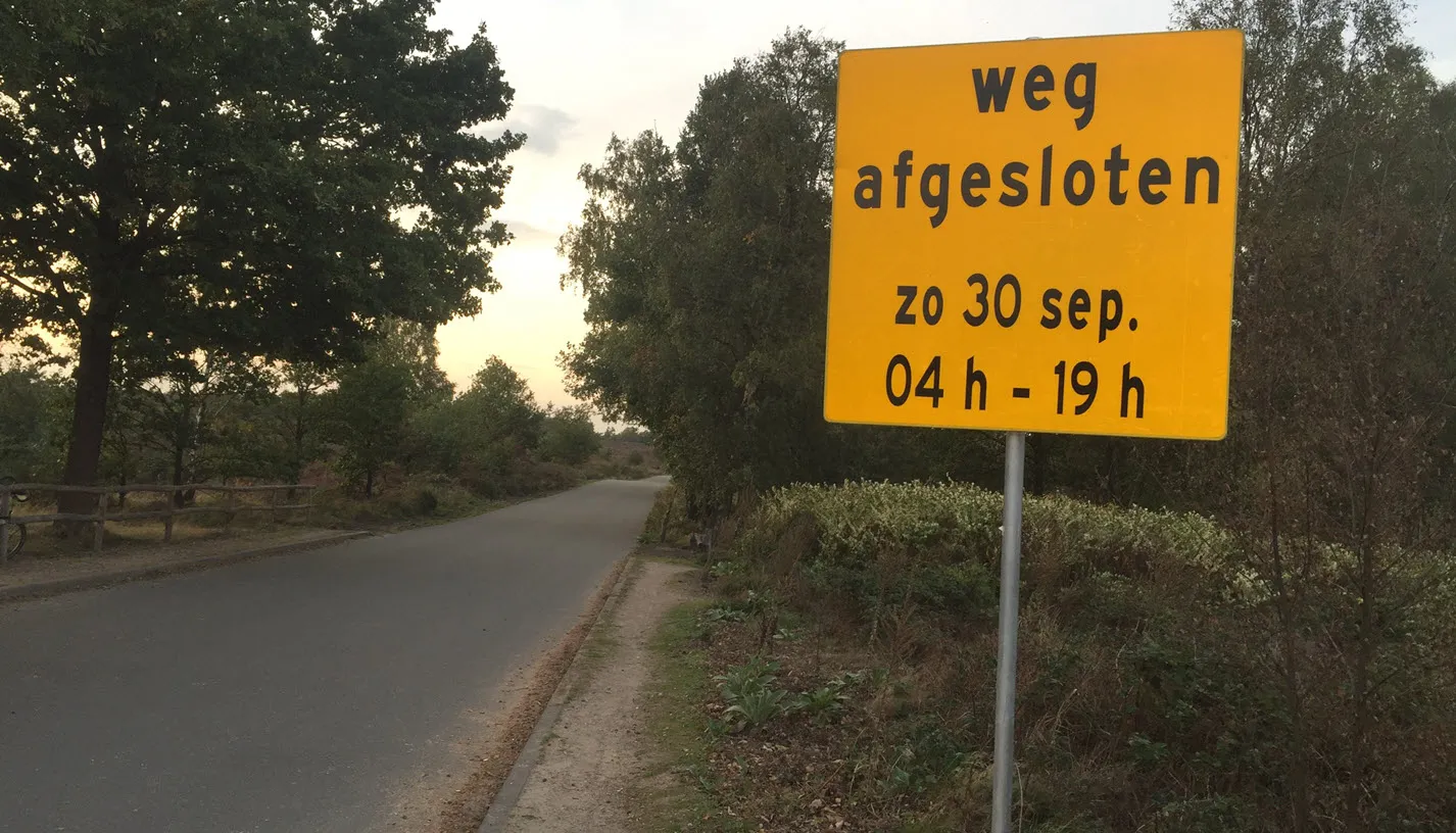 wegafsluiting beekhuizenseweg posbankloop