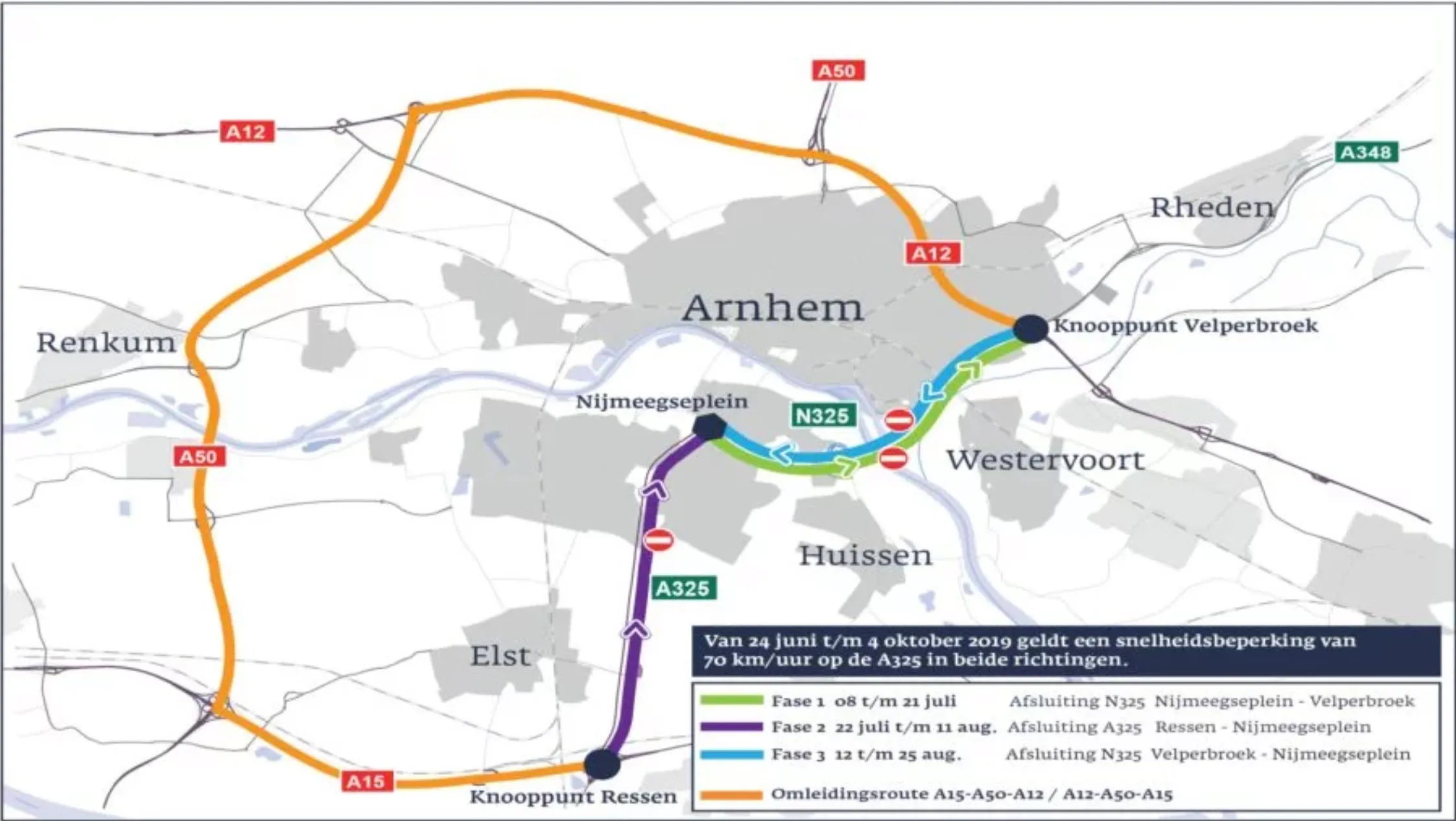 werkzaamheden pleyroute a325 apeldoornseweg provincie gelderland