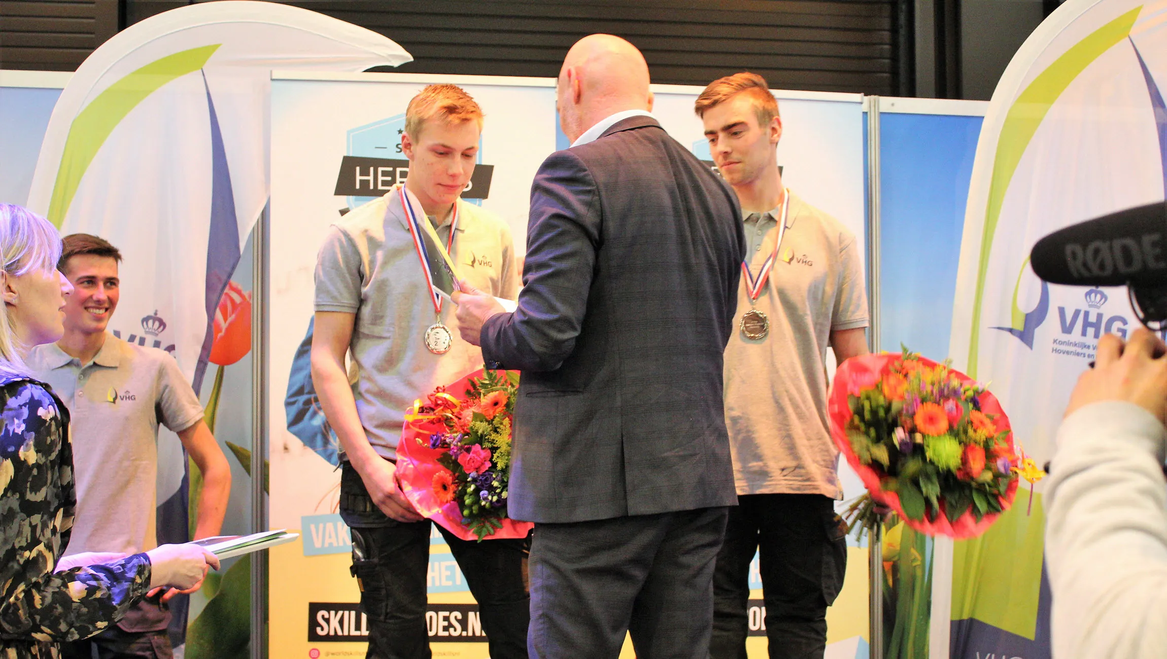 willem en twan winnen het zilver bij nationale wedstrijd tuinaanleg henri peters