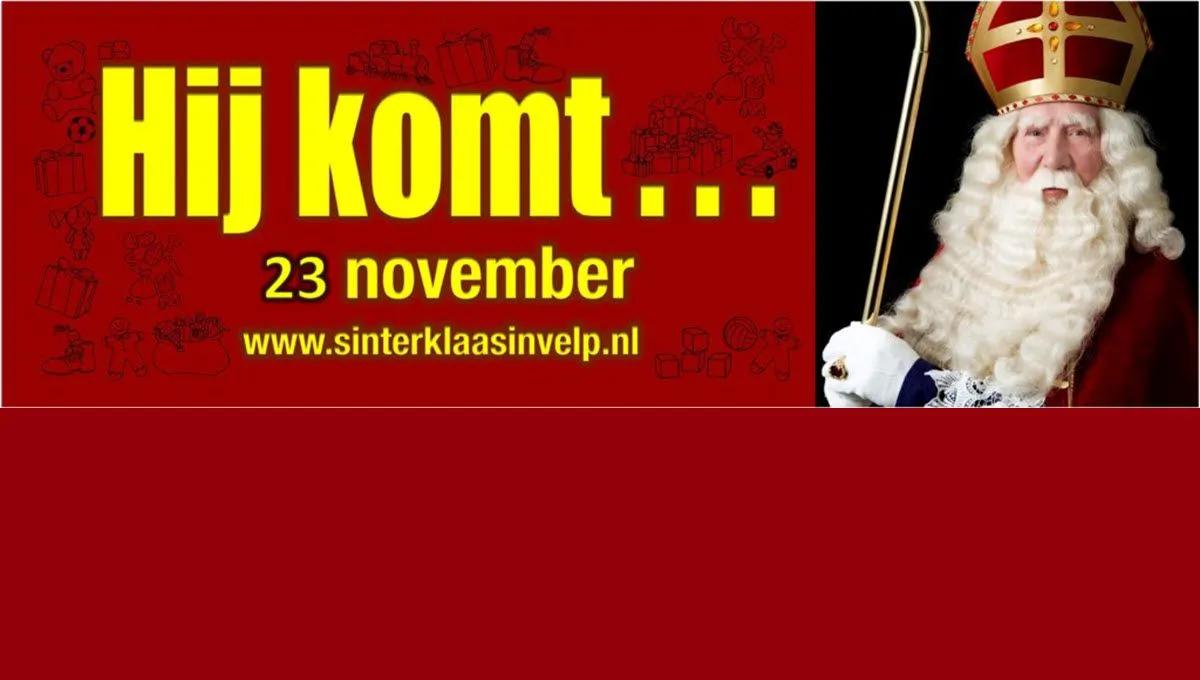 hij komt 23 november sinterklaas in velp