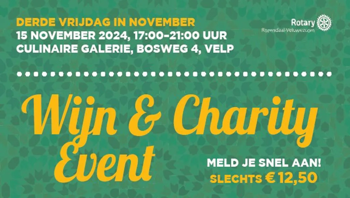 wijn charity event rotaryclub rozendaal veluwezoom