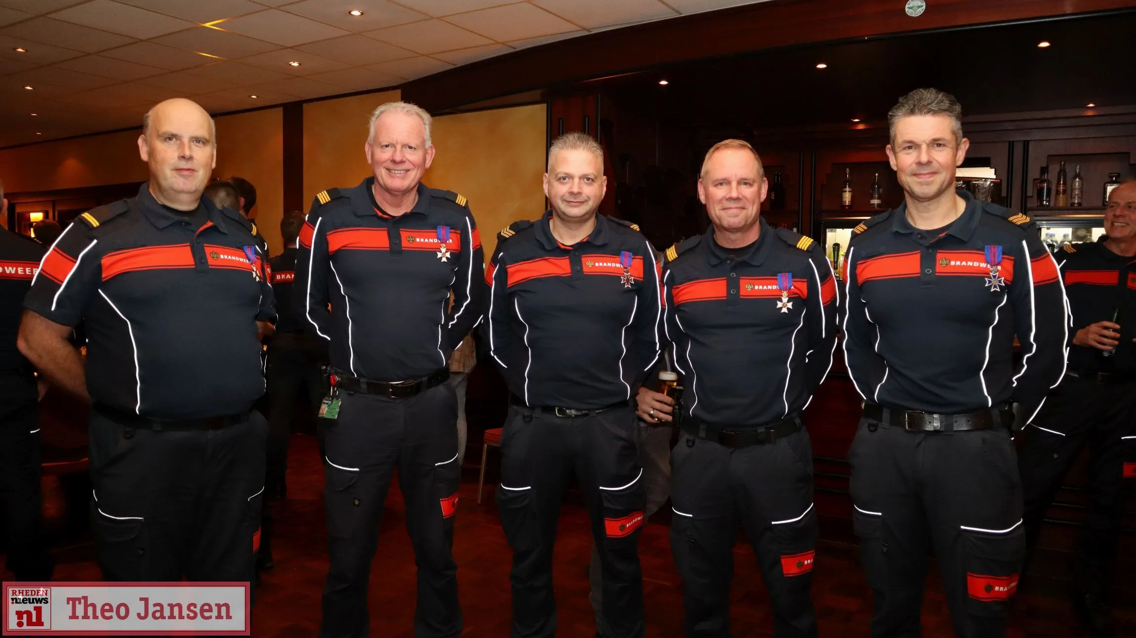 huldigingsavond brandweer 2024 jubilarissen en collegas in het zonnetje gezet en bedankt 1