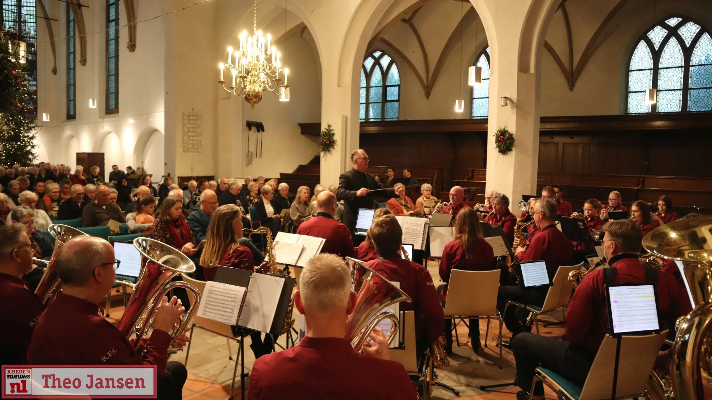 sfeervol kerstconcert rhedens fanfare corps in de dorpskerk rheden 15 12 2024 1