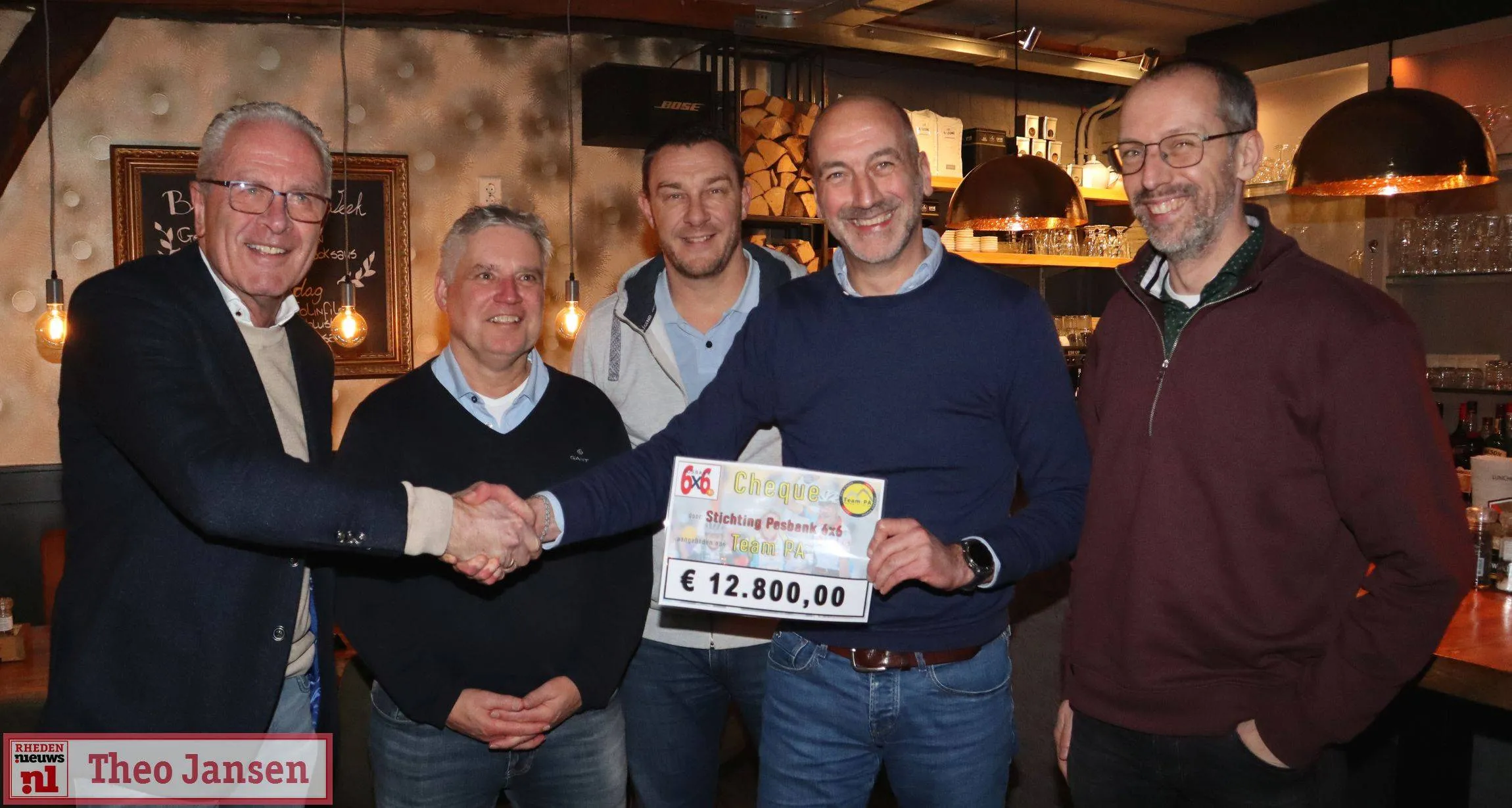 stichting posbank 6 x 6 schenkt eur12800 aan team pa