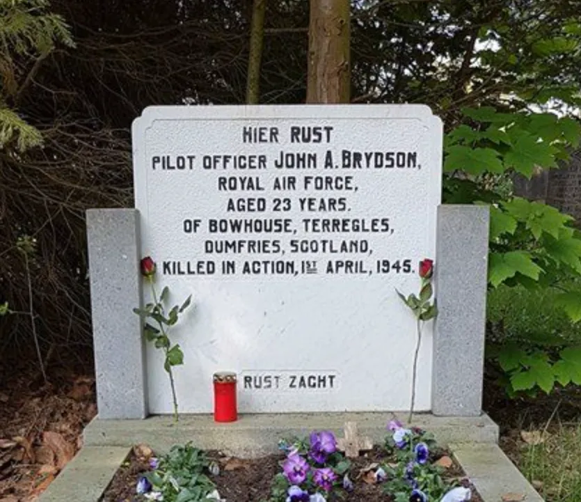 Neergeschoten Schotse piloot op 1 april herdacht in Velp