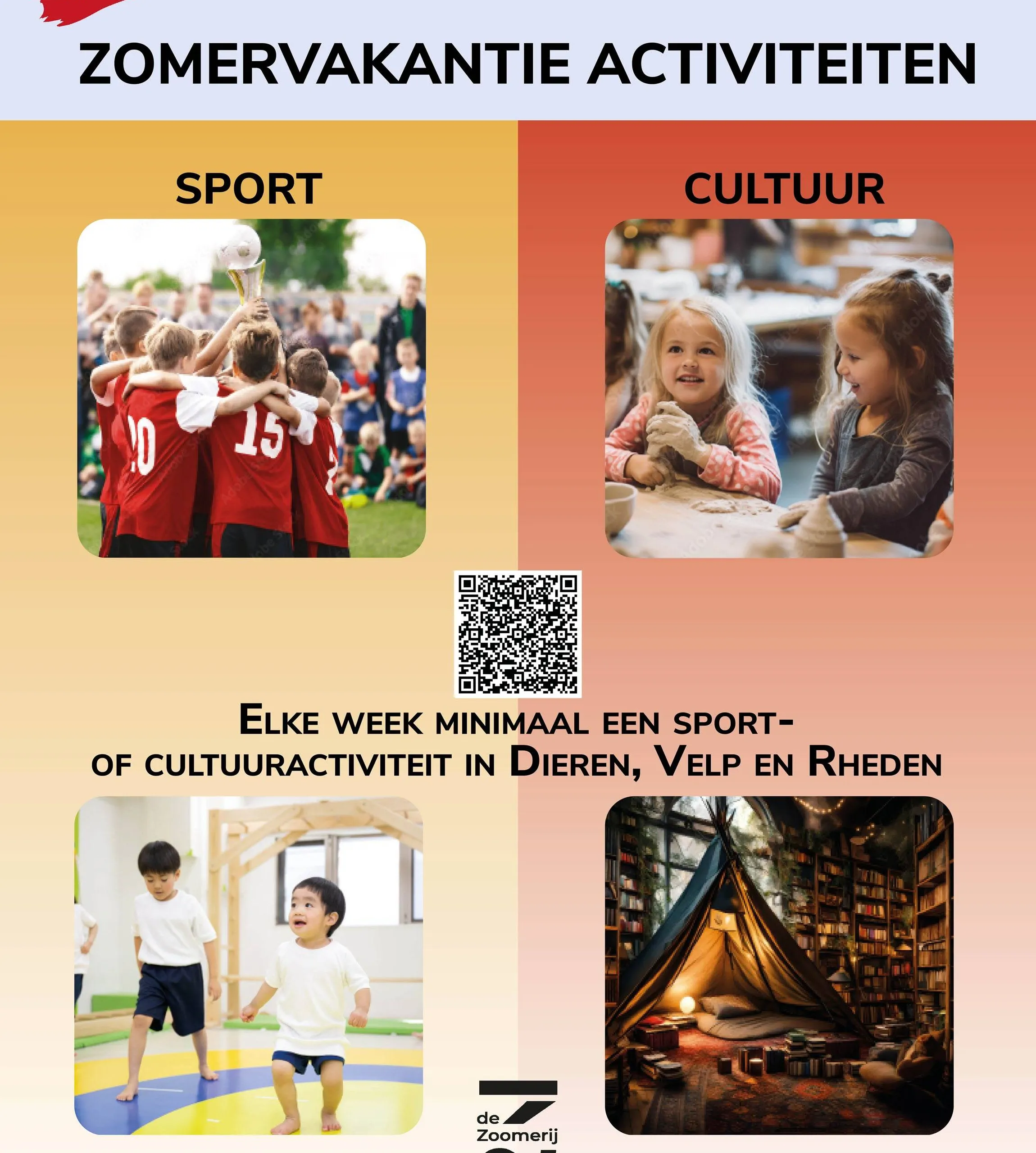 flyer zomervakantie 2025