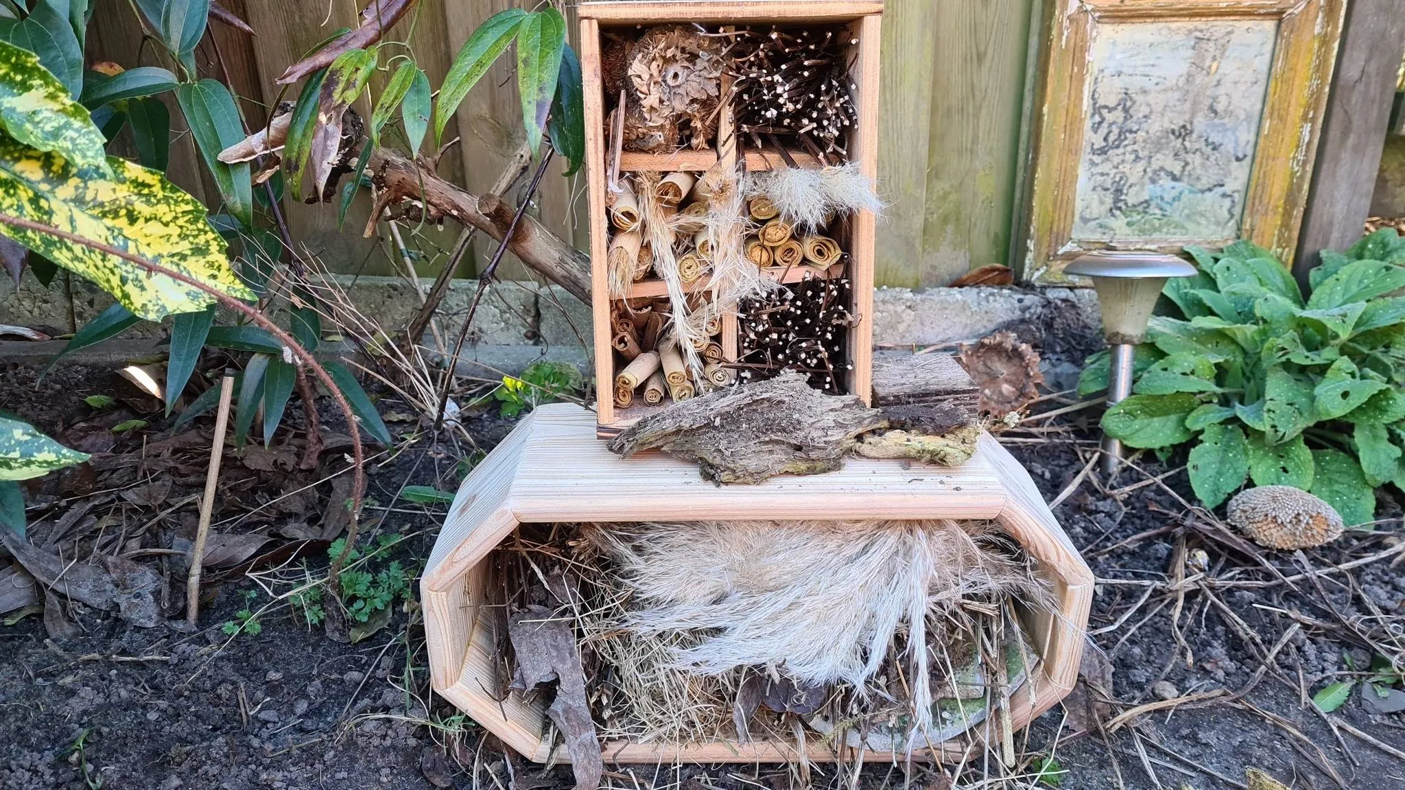 insektenhotel voorbeeld