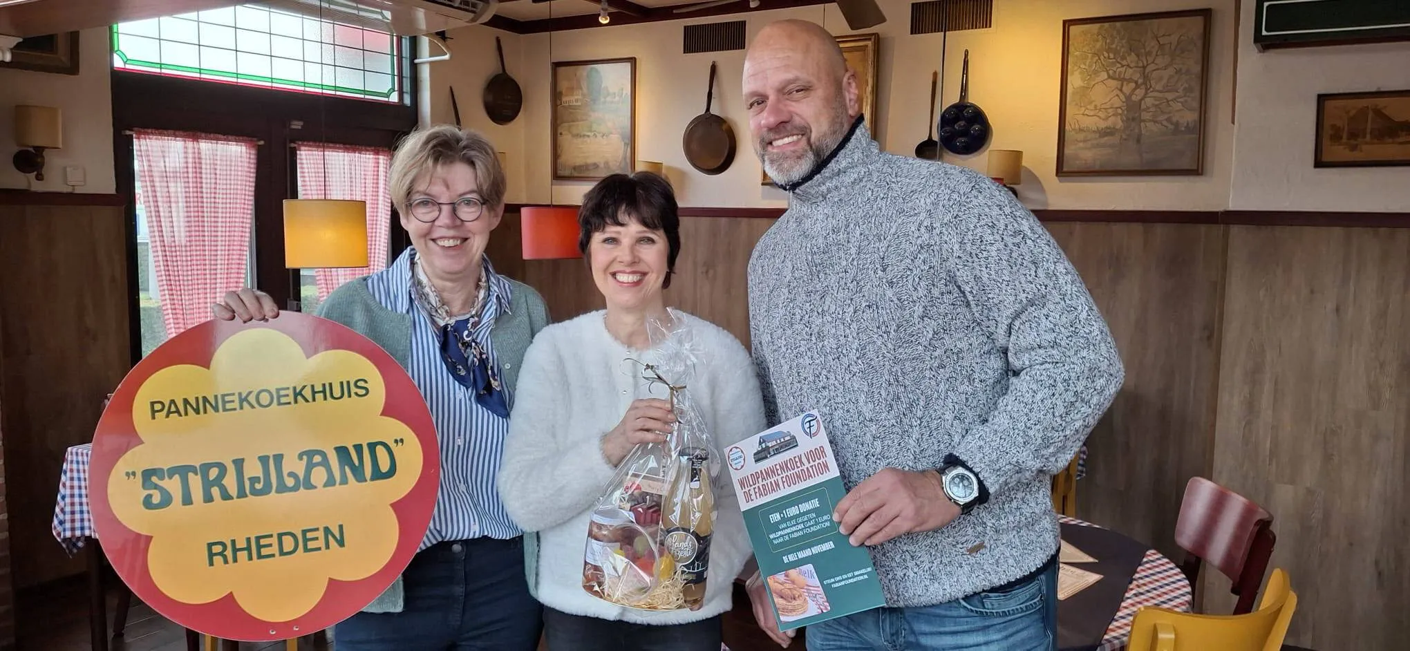 Overhandiging opbrengst Wildpannenkoek - Fabian Foundation