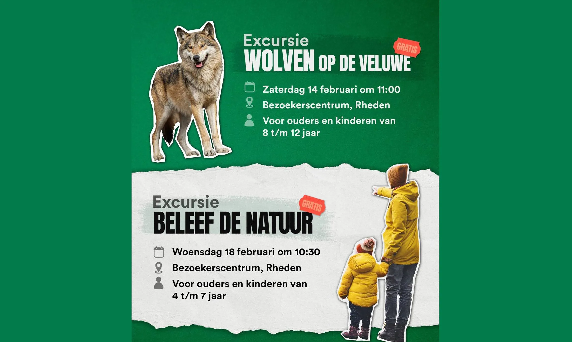 Flyer Partij voor de Dieren - Natuurmonumenten