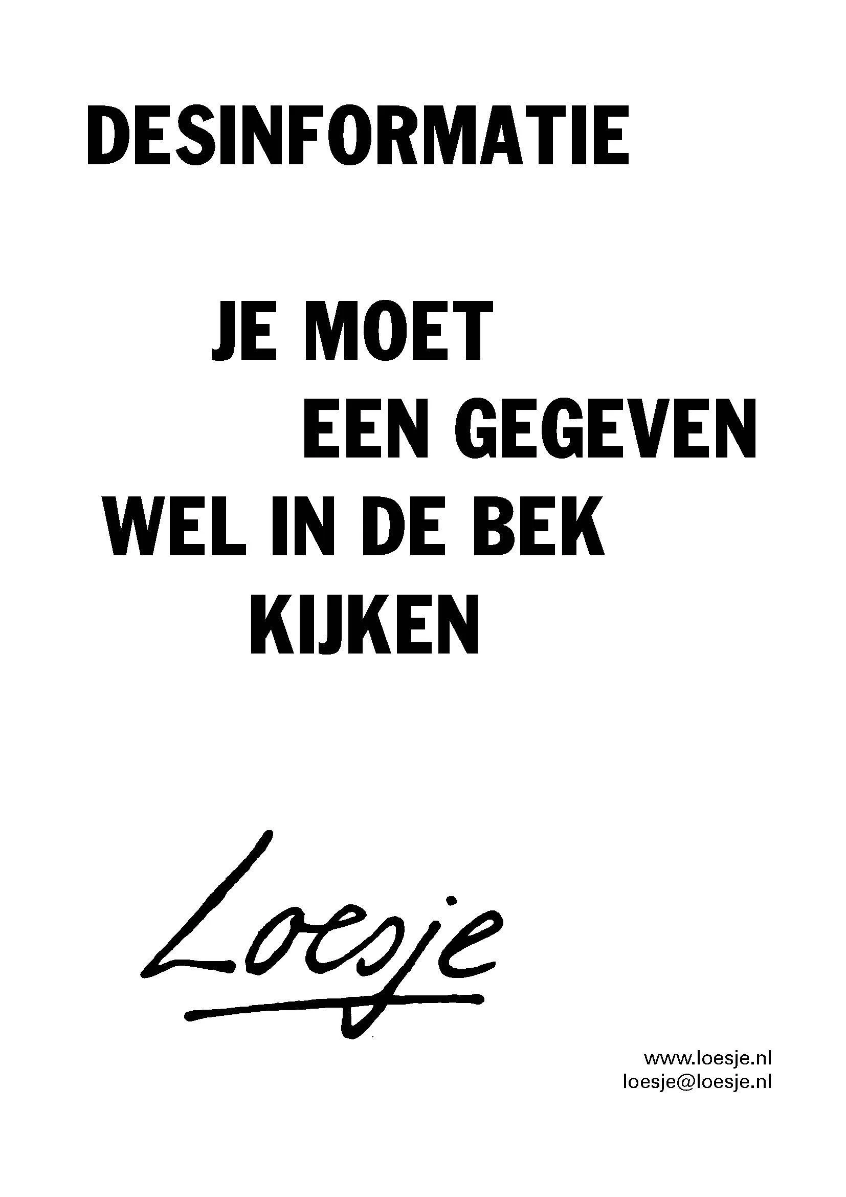 posters-bibliotheek-dieren---desinformatie Loesje