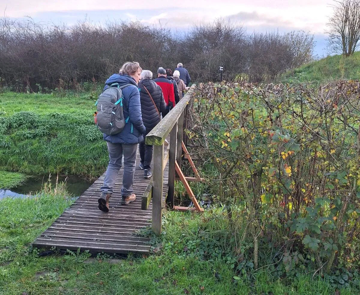 vrijwilligers NIO winterwandeling 2025