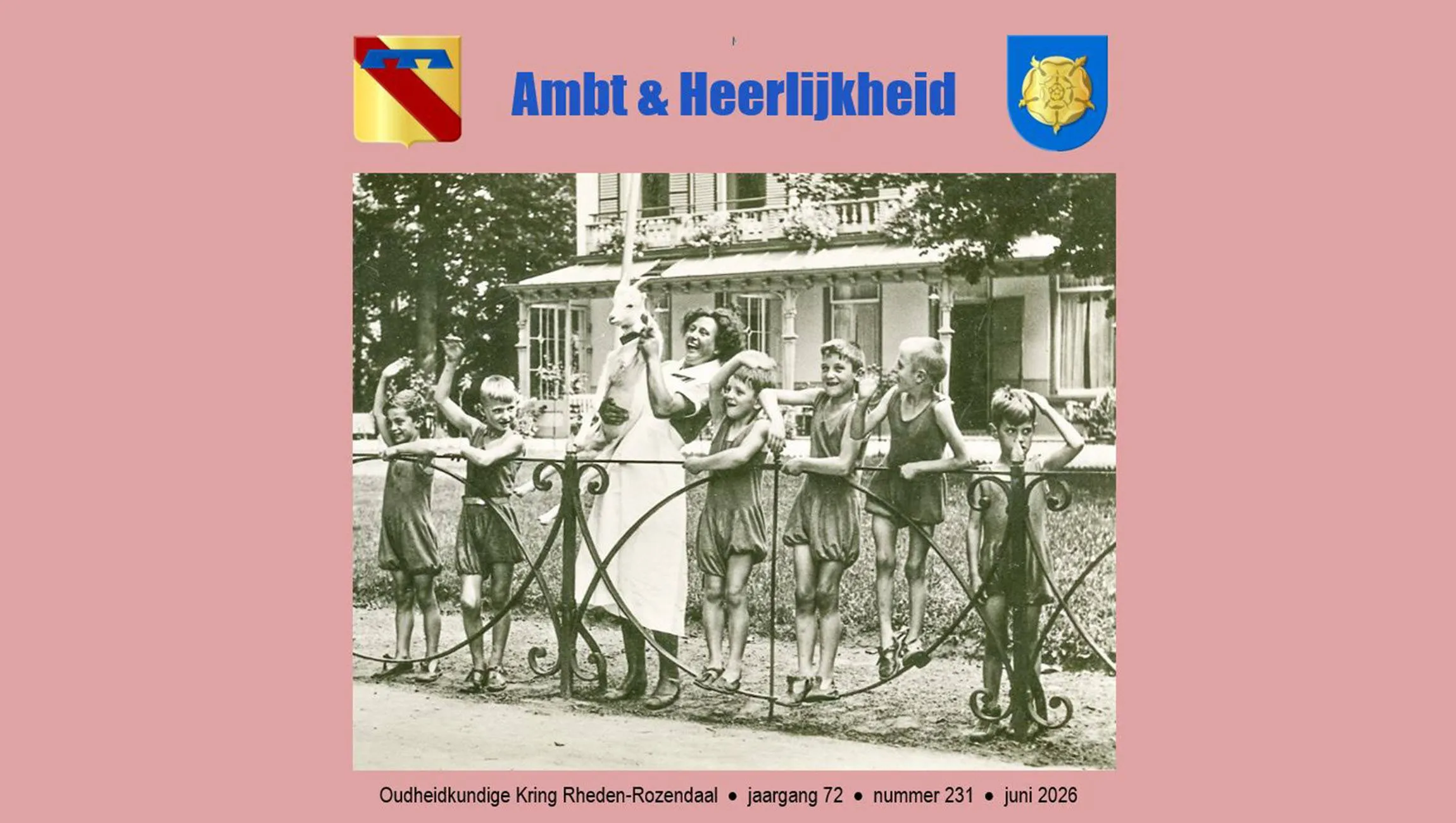 Ambt & Heerlijkheid 231 - Oudheidkundige Kring Rheden-Rozendaal