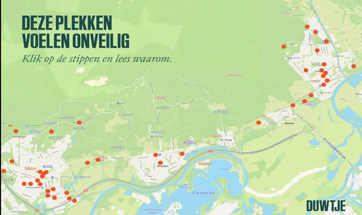 Deze plekken voelen omveilig - Duwtje