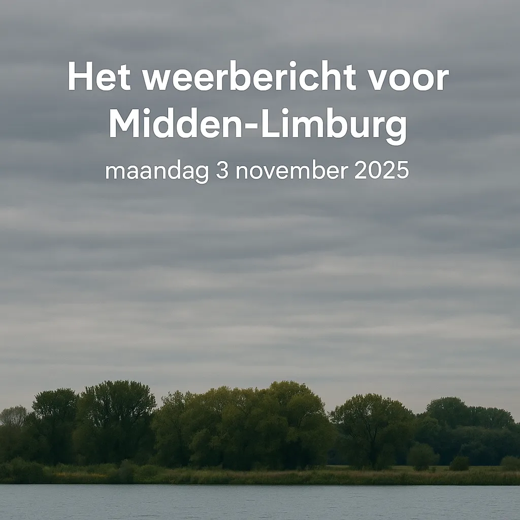 Weerbericht voor Midden-Limburg