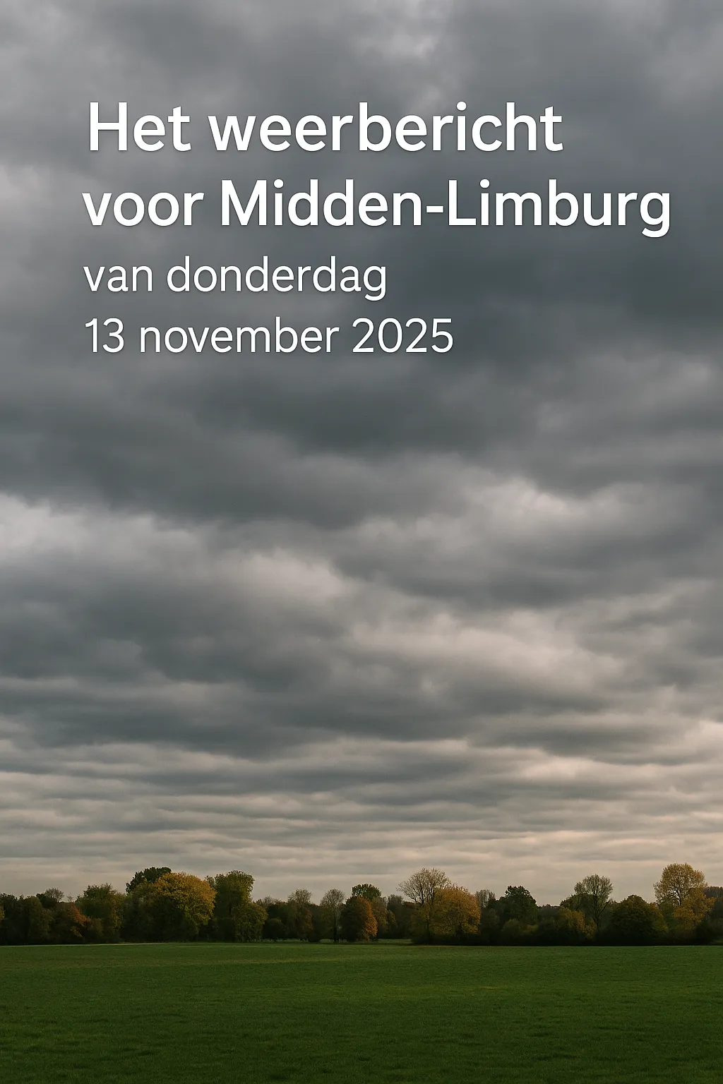 Weerbericht voor Midden-Limburg, Herfst 2025