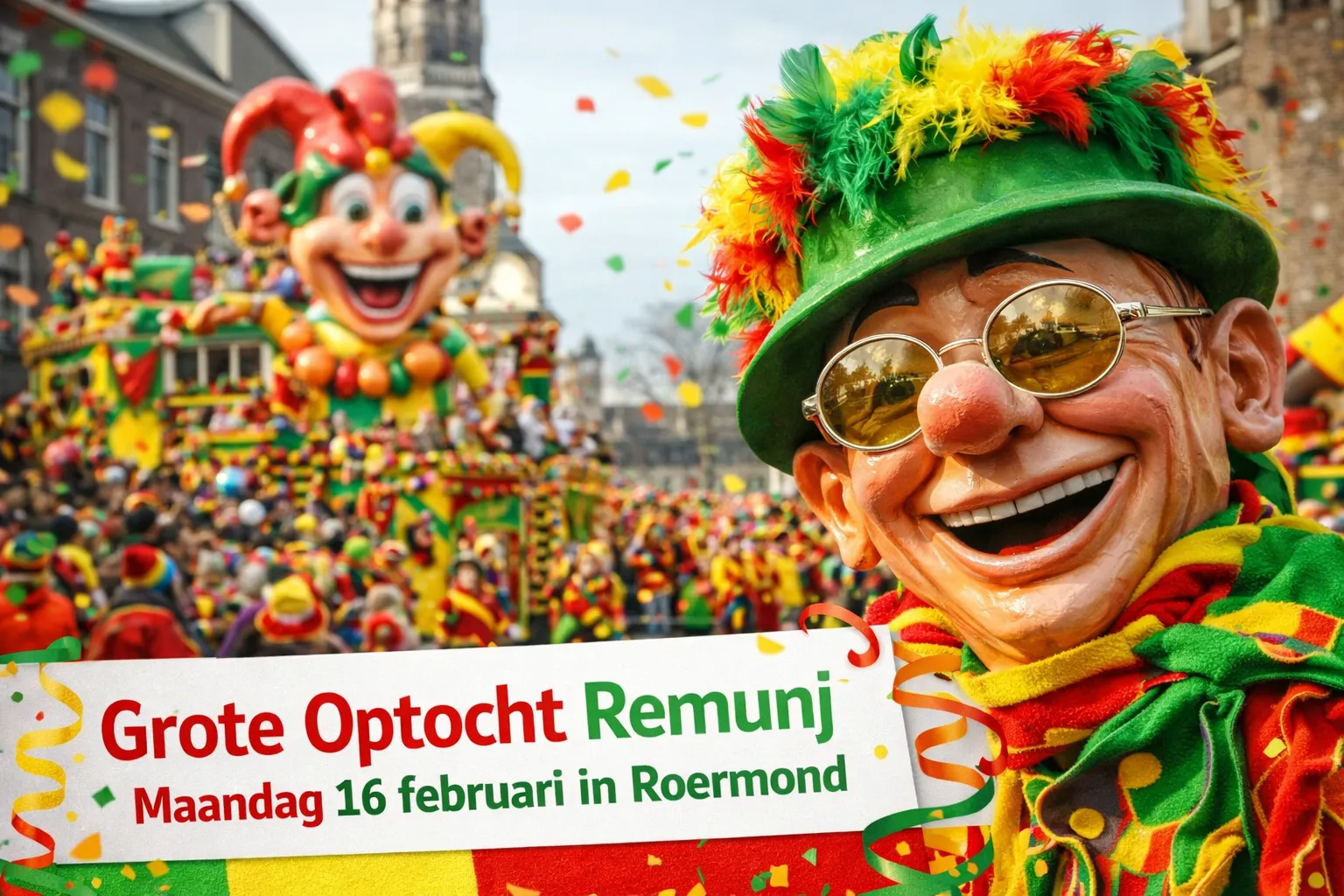 Carnavalsoptocht in Roermond