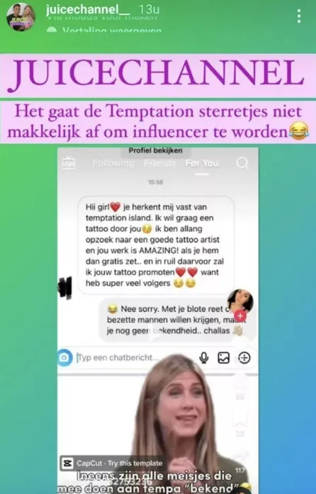Tattooshop-eigenaar reageert woest op bekende Nederlander die om gratis tattoo smeekt